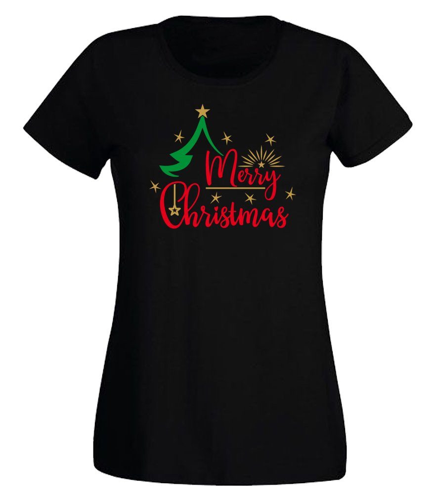 G-graphics T-Shirt Damen T-Shirt - Merry günstig online kaufen