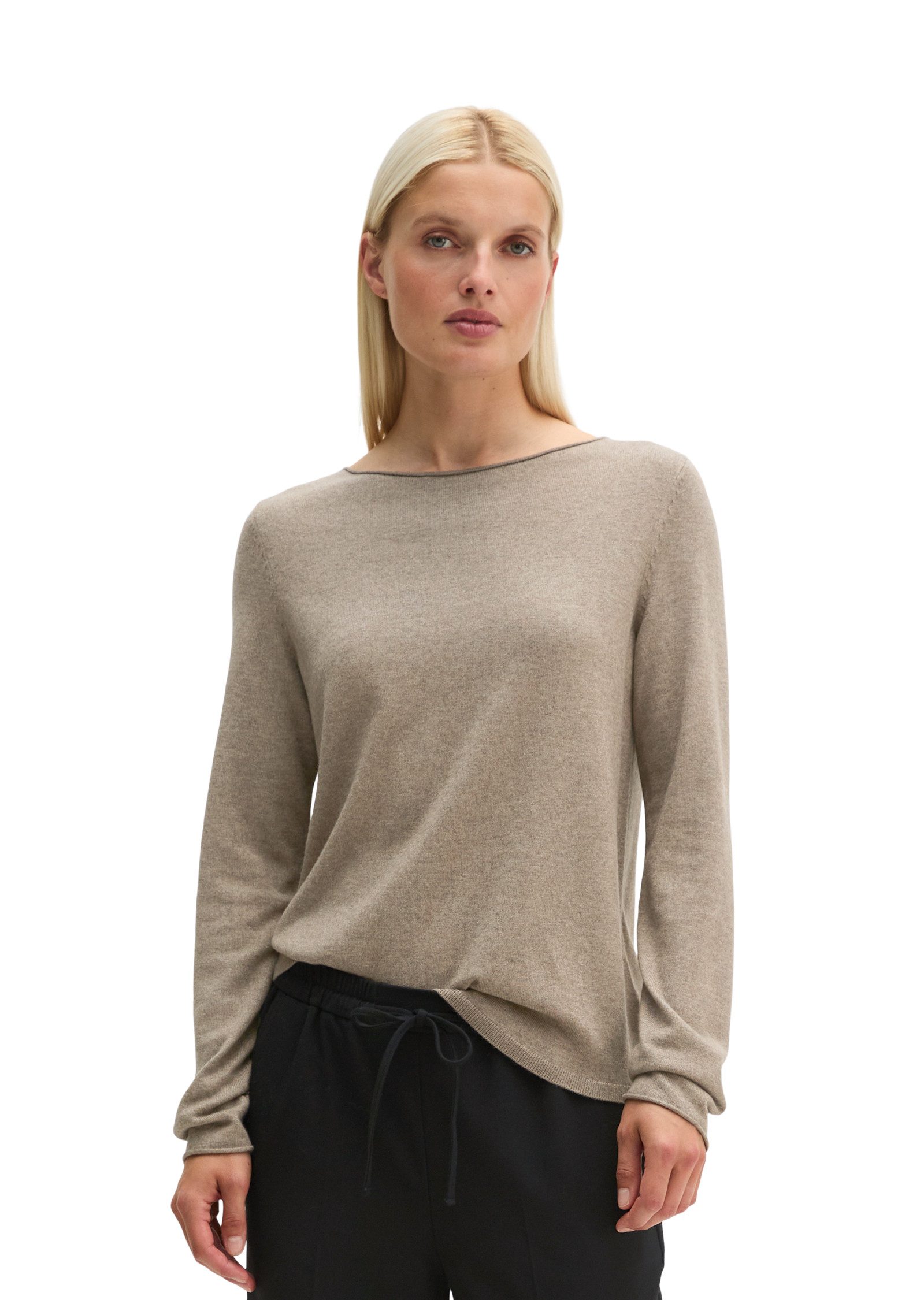 Marc O'Polo Strickpullover aus softem Schurwolle-Mix