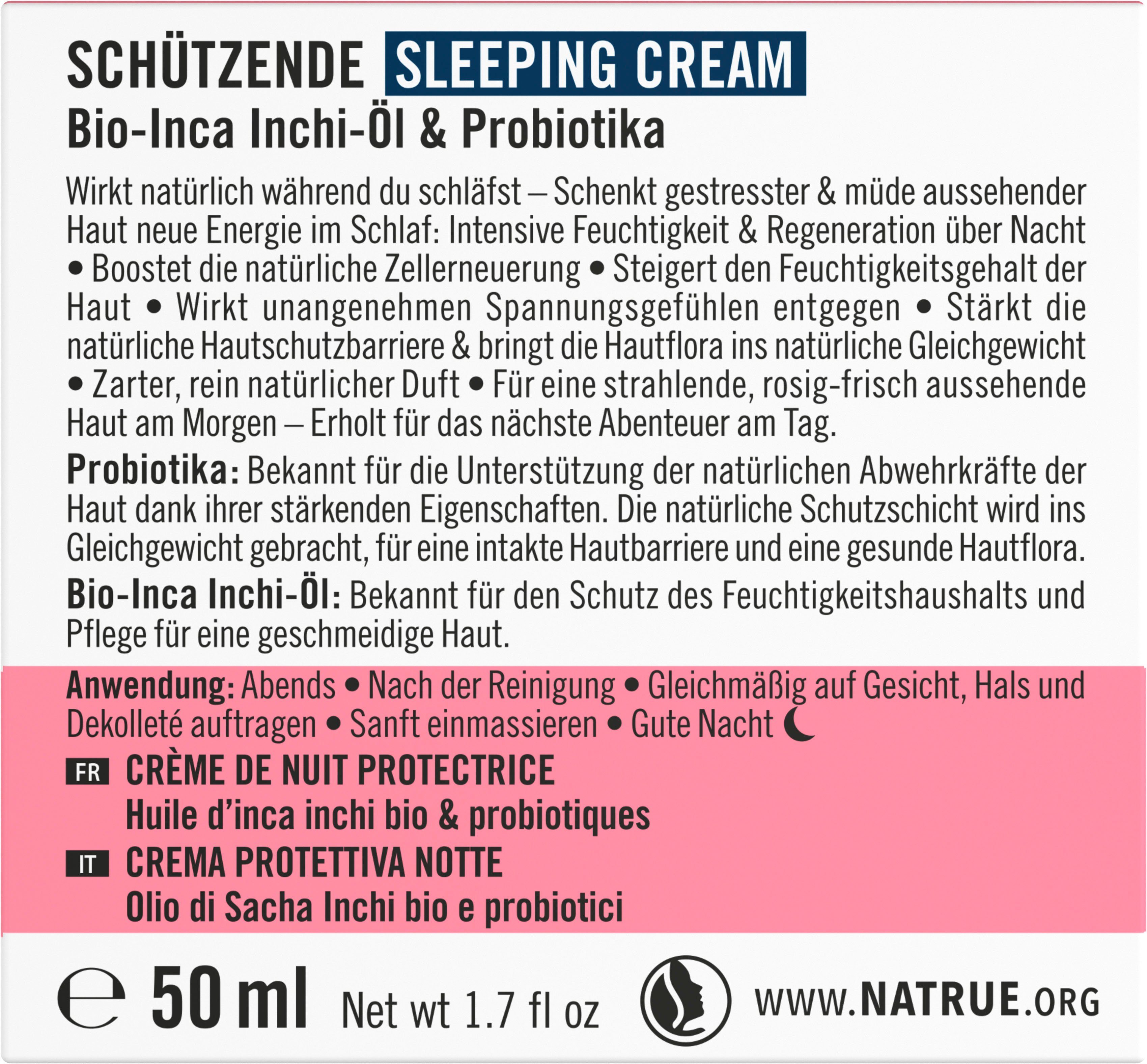 Gesichtslotion Sleeping Schützende SANTE Cream