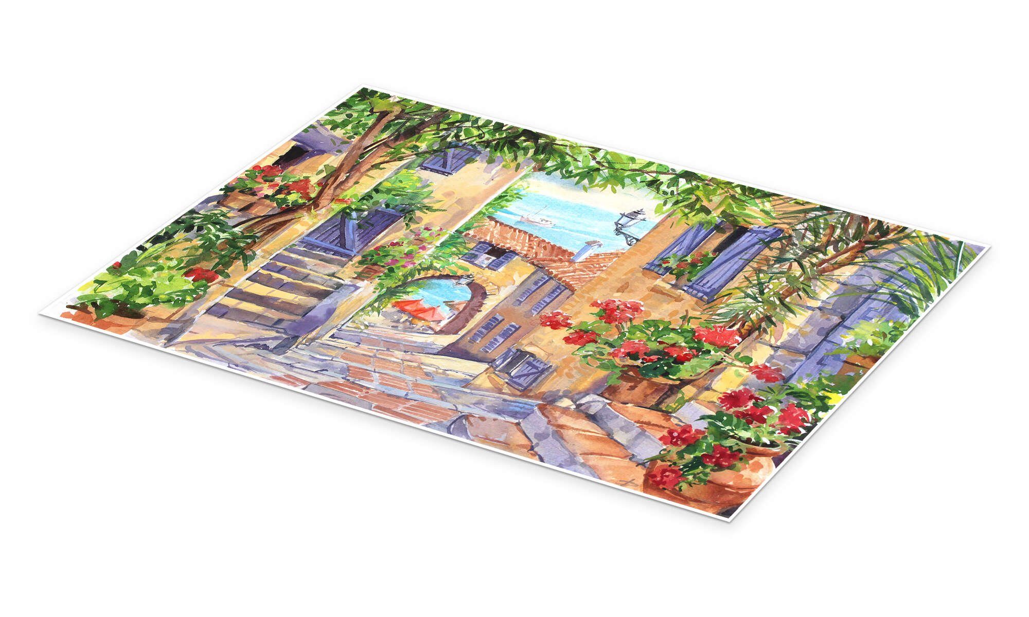 Posterlounge Wandbild Rötliches Sonnenlicht, Paul Simmons, erhältlich als Poster, Leinwandbild, Wandsticker oder Acrylglasbild