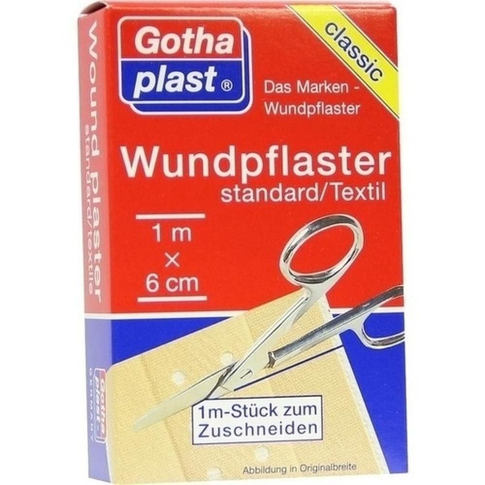 Gothaplast GmbH Wundpflaster GOTHAPLAST Wundpfl.stand.6 cmx1 m 1St