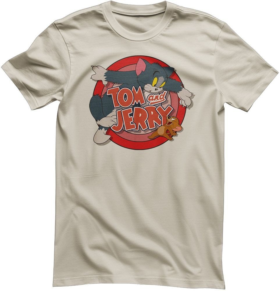 Tom & Jerry T-Shirt Tom & Jerry - Retro Logo T-Shirt