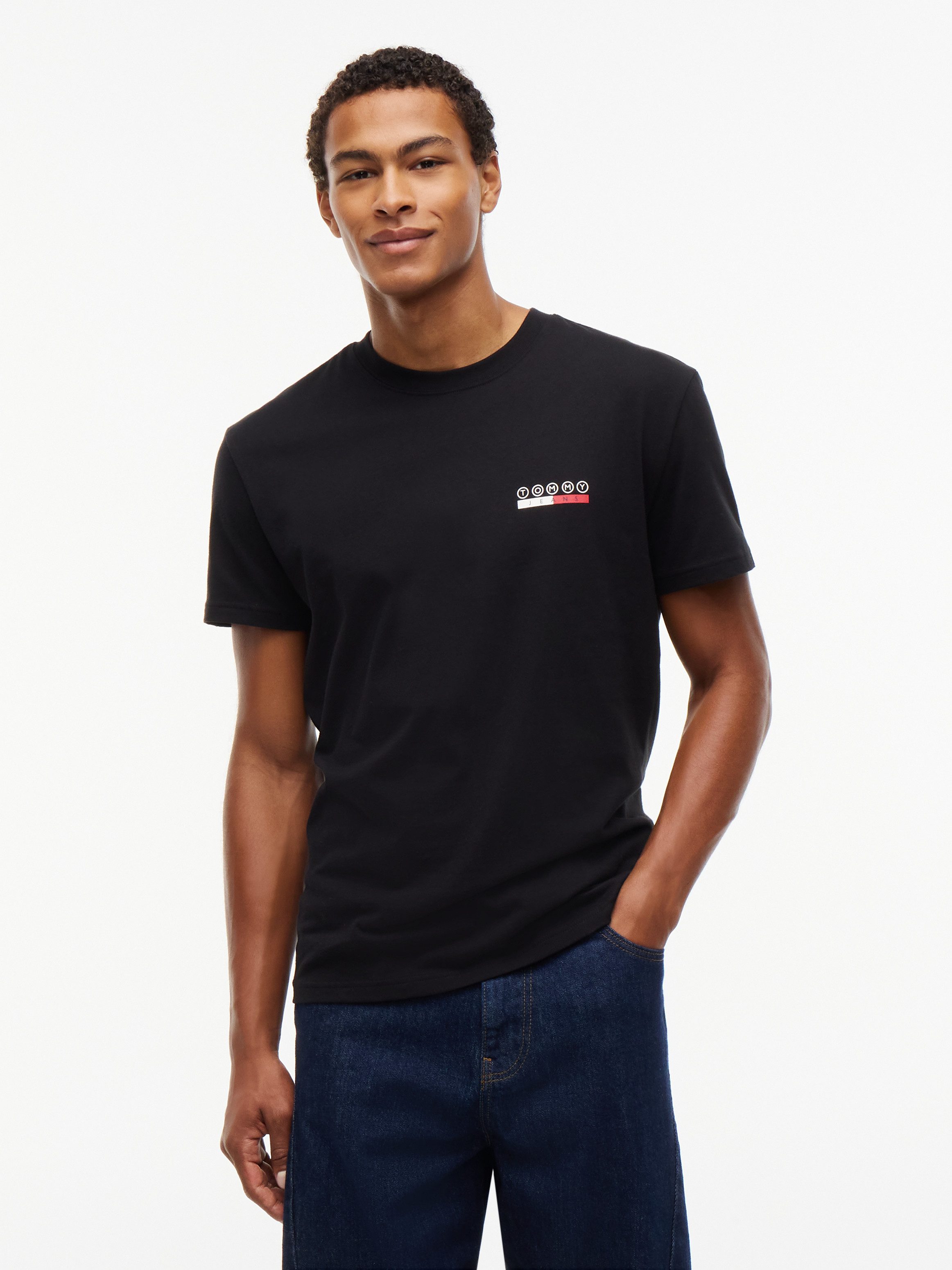 Tommy Jeans T-Shirt REGULAR PLAY TEE Regular fit mit Rundhalsausschnitt