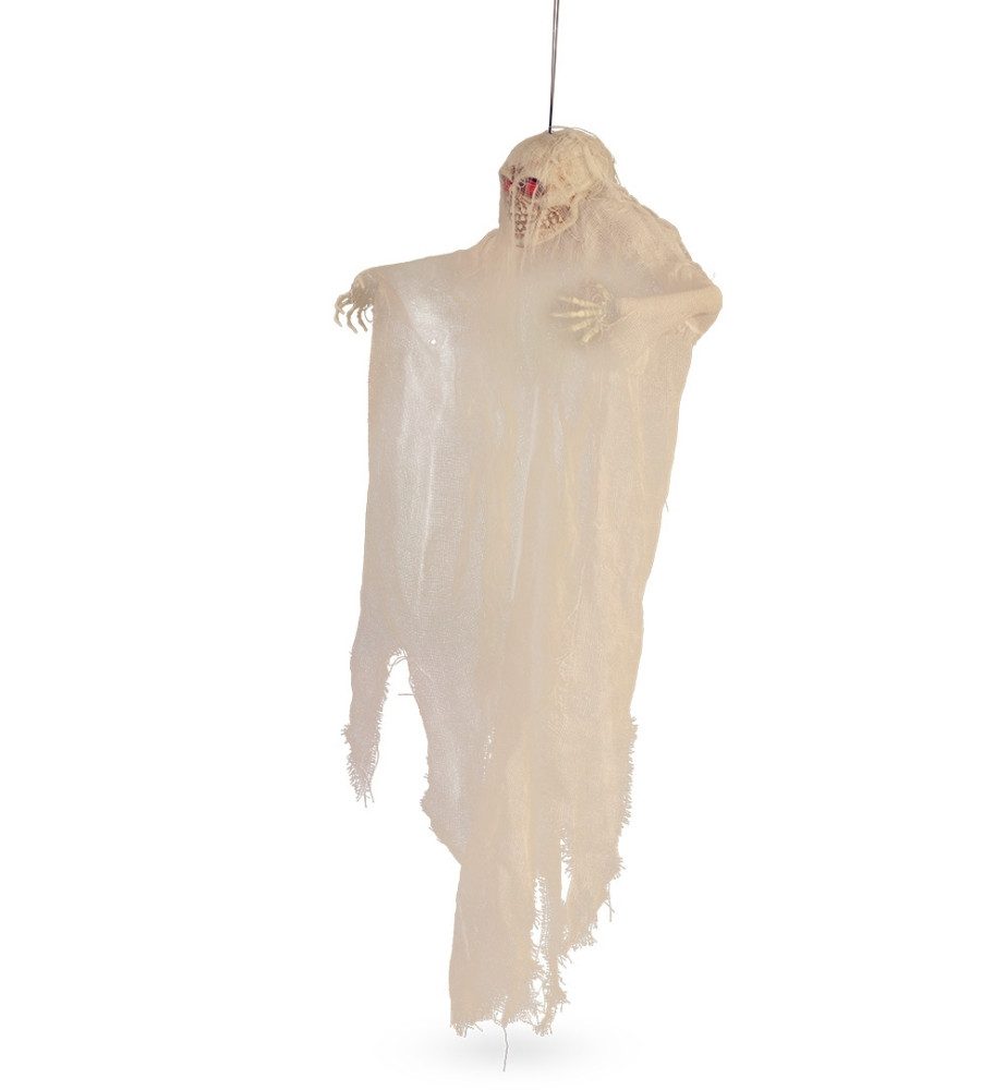 Fries Dekohänger XXL Halloween Deko Skelett Totenkopf Hänger 80 cm Bewegliche Hände, XXL 80 cm x 55 cm