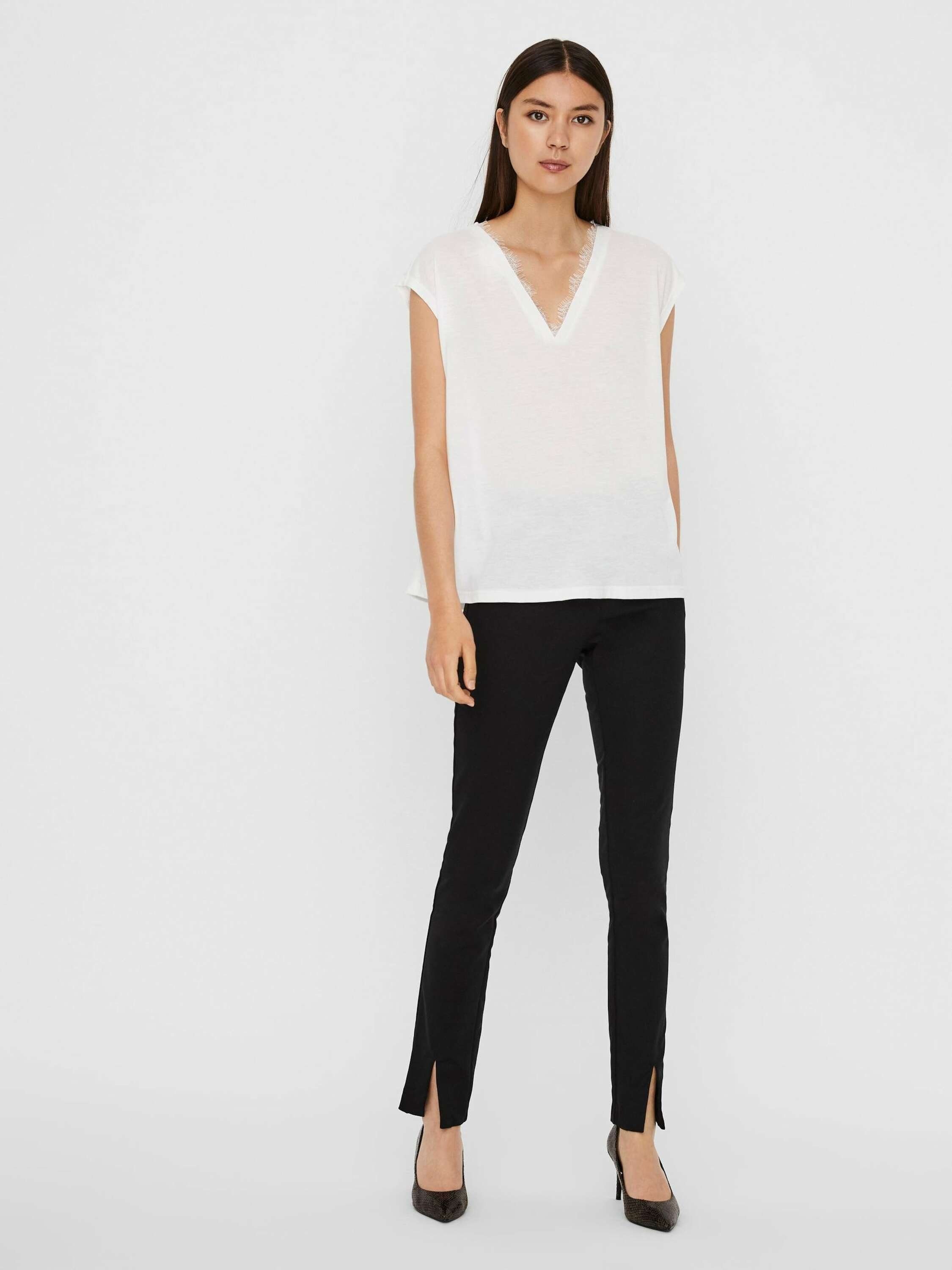Vero Moda Kurzarmbluse Carrie (1-tlg) Plain/ohne günstig online kaufen
