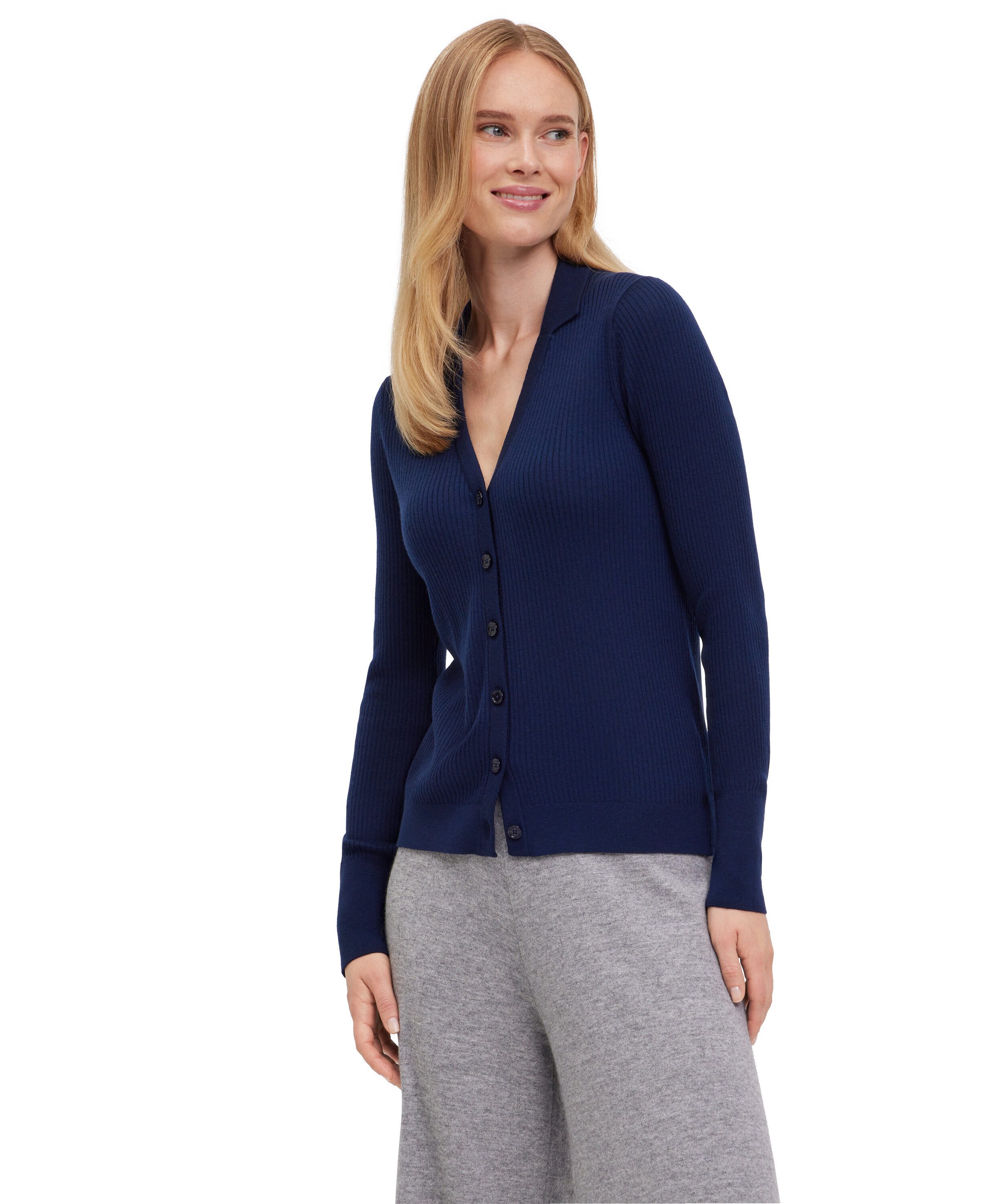 FALKE Strickjacke (1-tlg) aus Merinowolle