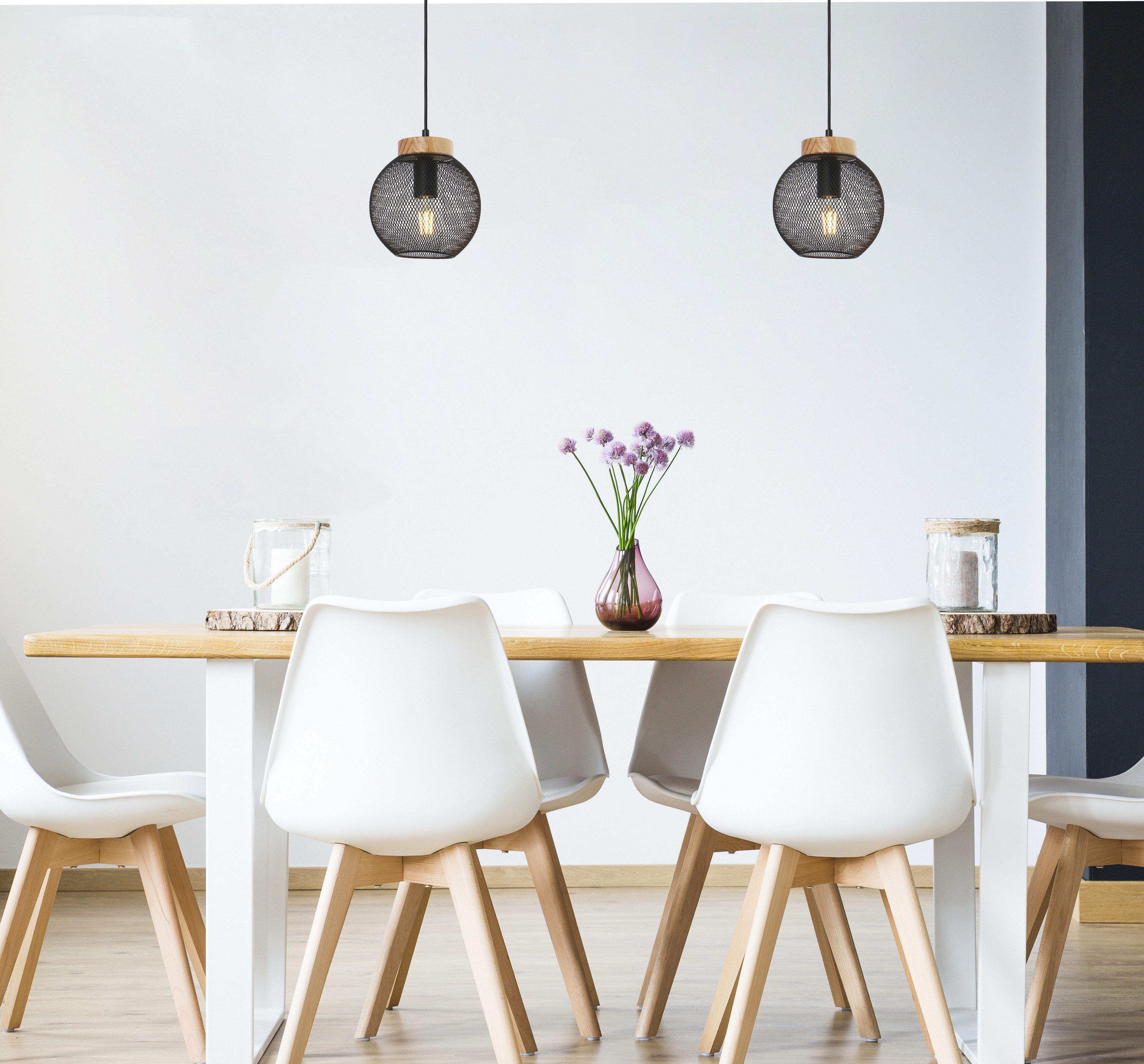 GLOBO LIGHTING Hängeleuchte PABLO, ohne Leuchtmittel, Hängelampe/Pendelleuchte/Esszimmer/Wohnzimmer/Esstisch