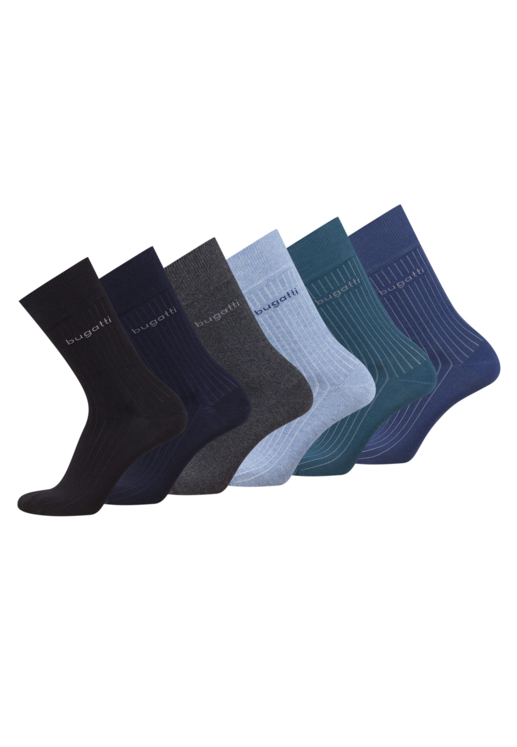 bugatti Basicsocken bugatti Herrensocken 6er Sockenbox günstig online kaufen