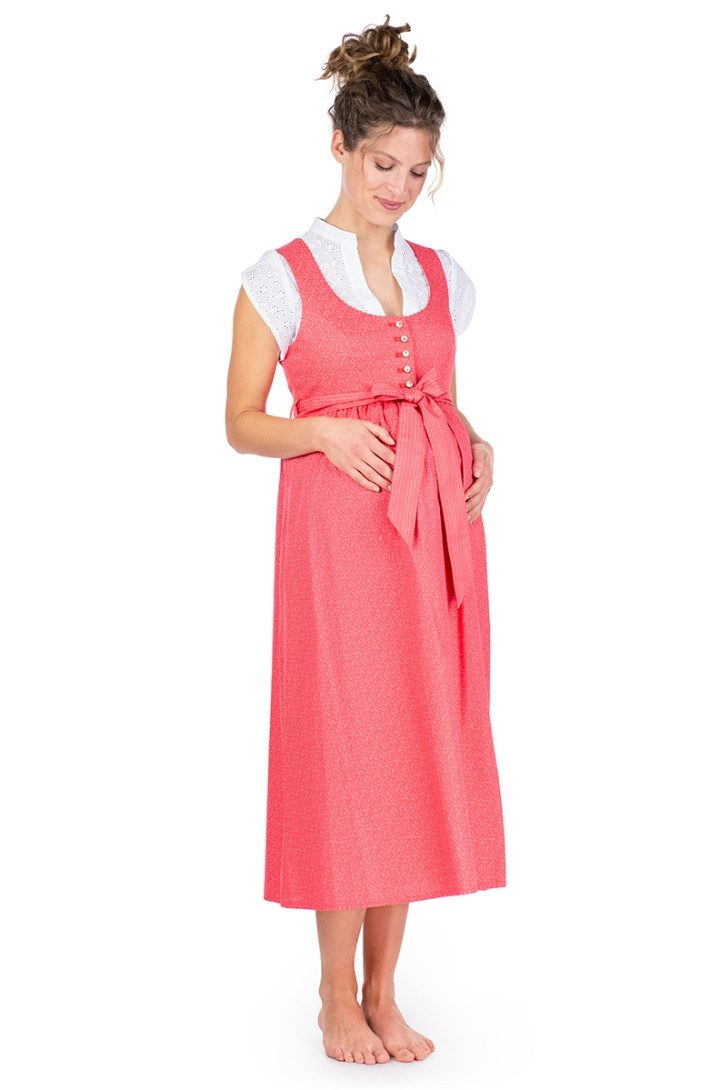 Berwin & Wolff Dirndl Umstandsdirndl 2tlg. - RAYA - koralle – Bild 4 von 4