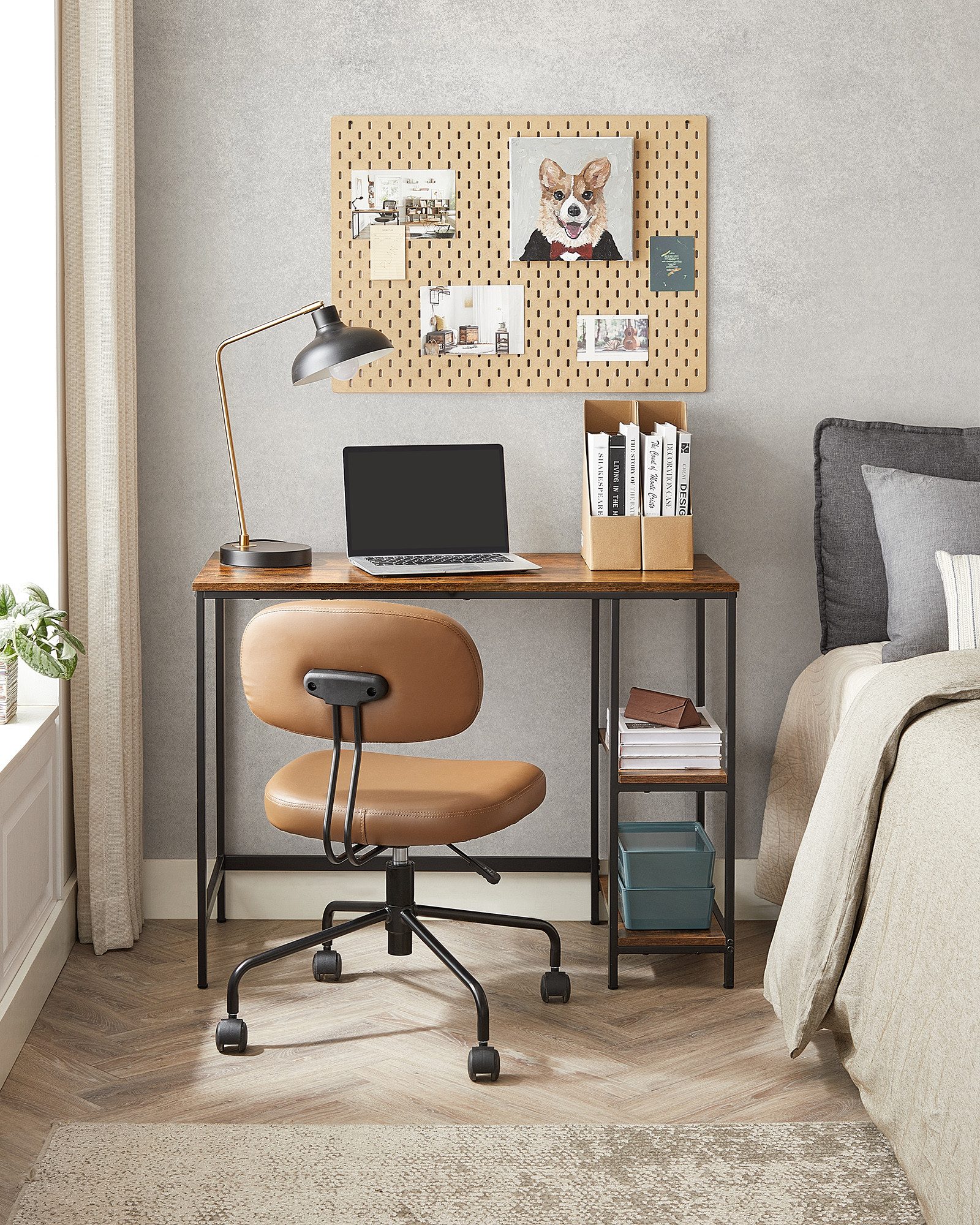 VASAGLE Schreibtisch Computertisch, Tisch, Bürotisch, 100/120/140cm, günstig online kaufen
