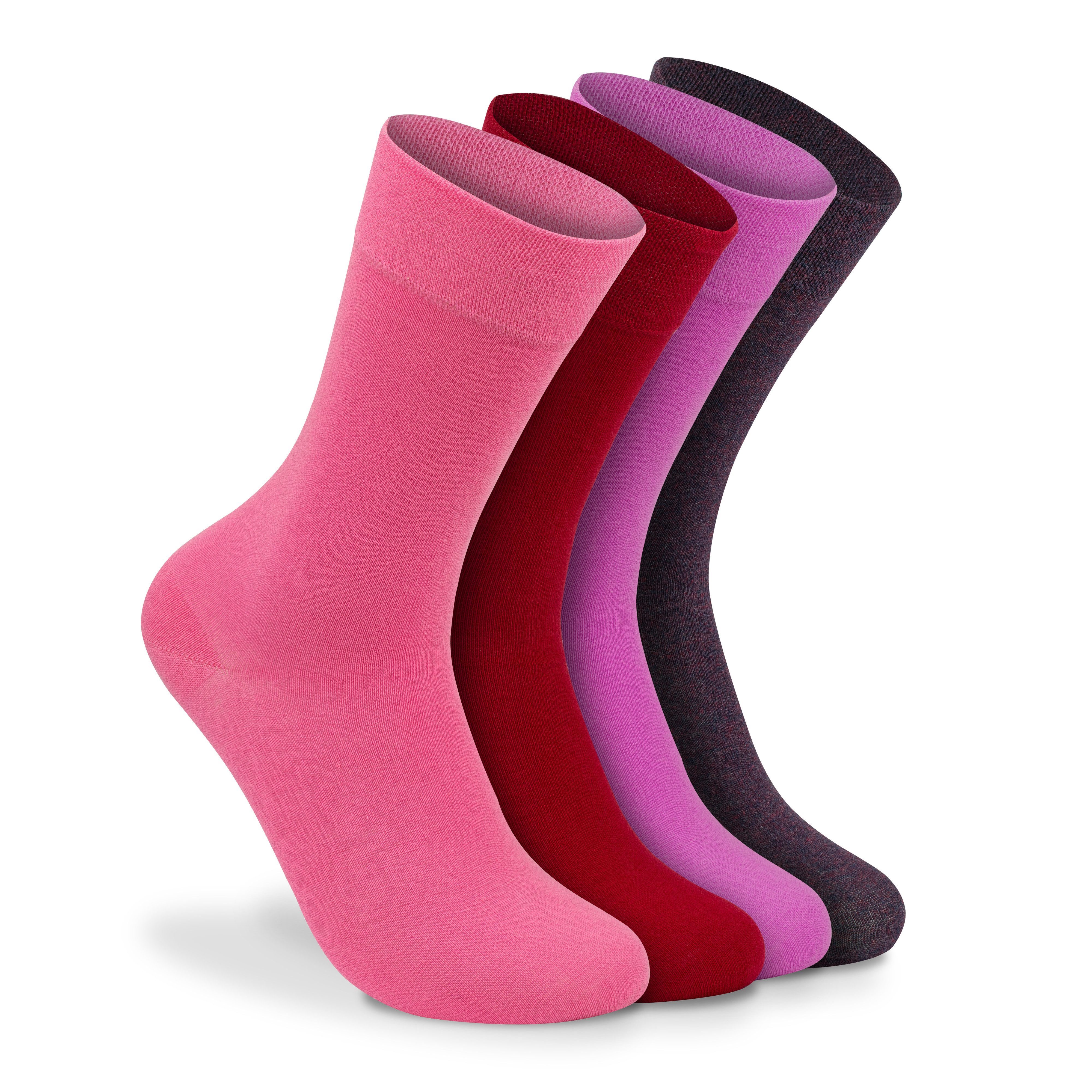 Bärenfuß Businesssocken 8 Paar Herren Damen Premium Business Socken atmungsaktive Baumwolle (ohne spürbare Naht oder Fusseln, plastikfreie Verpackung)