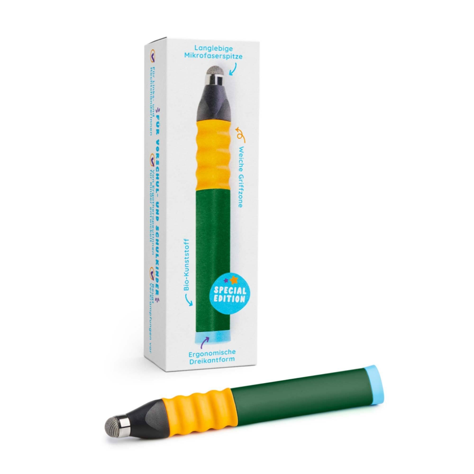Edurino Lernspielzeug Lernstift Ergonomischer Stift Eingabestift Kinder beidhändig Dunkelgr
