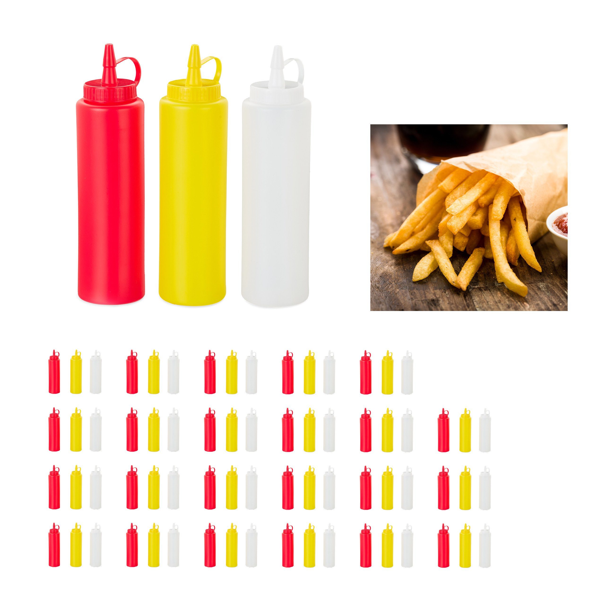 Vorratsglas 72 x Squeeze Flasche