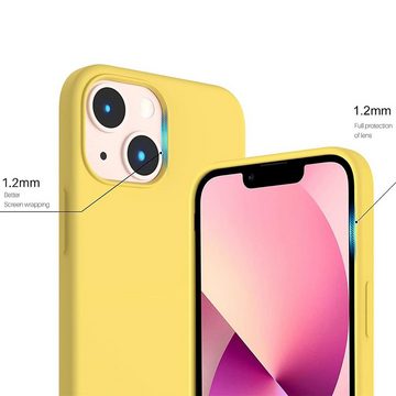 CoolGadget Handyhülle Silikon Colour Series Slim Case für Apple iPhone 13 Mini 5,4 Zoll, Hülle weich Handy Cover für iPhone 13 Mini Schutzhülle