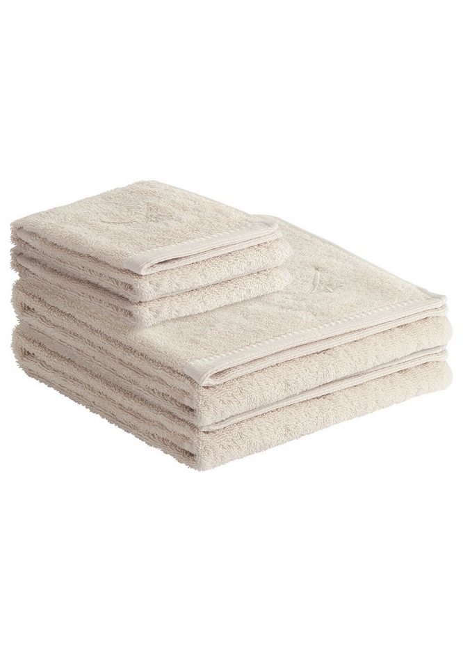 Sansibar Sylt Handtuch Set Sansibar Frottier Handtuch-Set Classic, flauschig, 100% Baumwolle, (4-St), pflegeleicht, trocknergeeignet, hochwertig