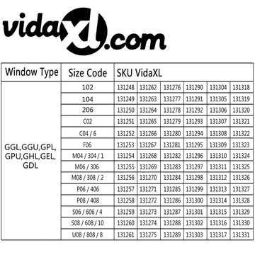 Rollo Verdunkelungsrollo Weiß 102, vidaXL