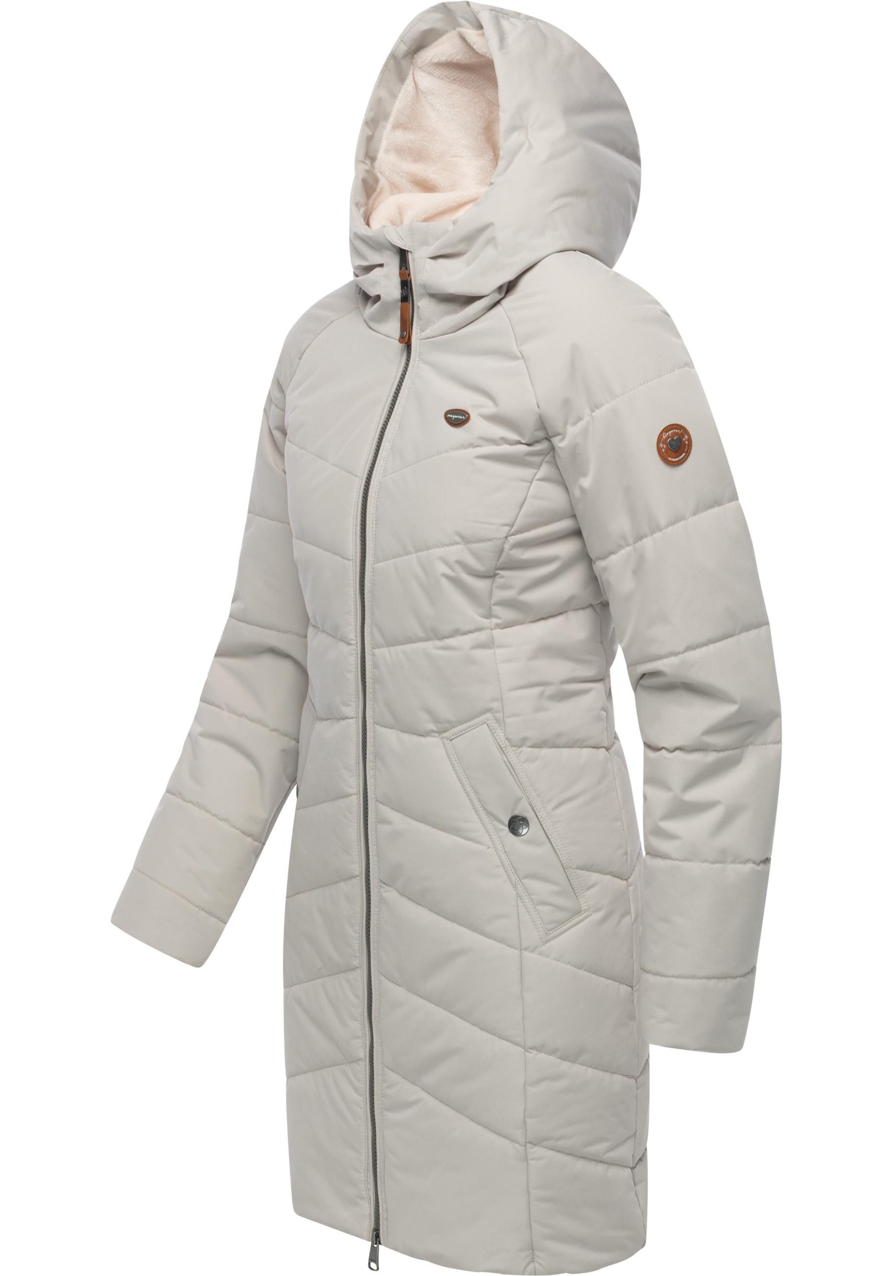 Ragwear Wintermantel Noita YOUMODO Winter Steppmantel mit Kapuze