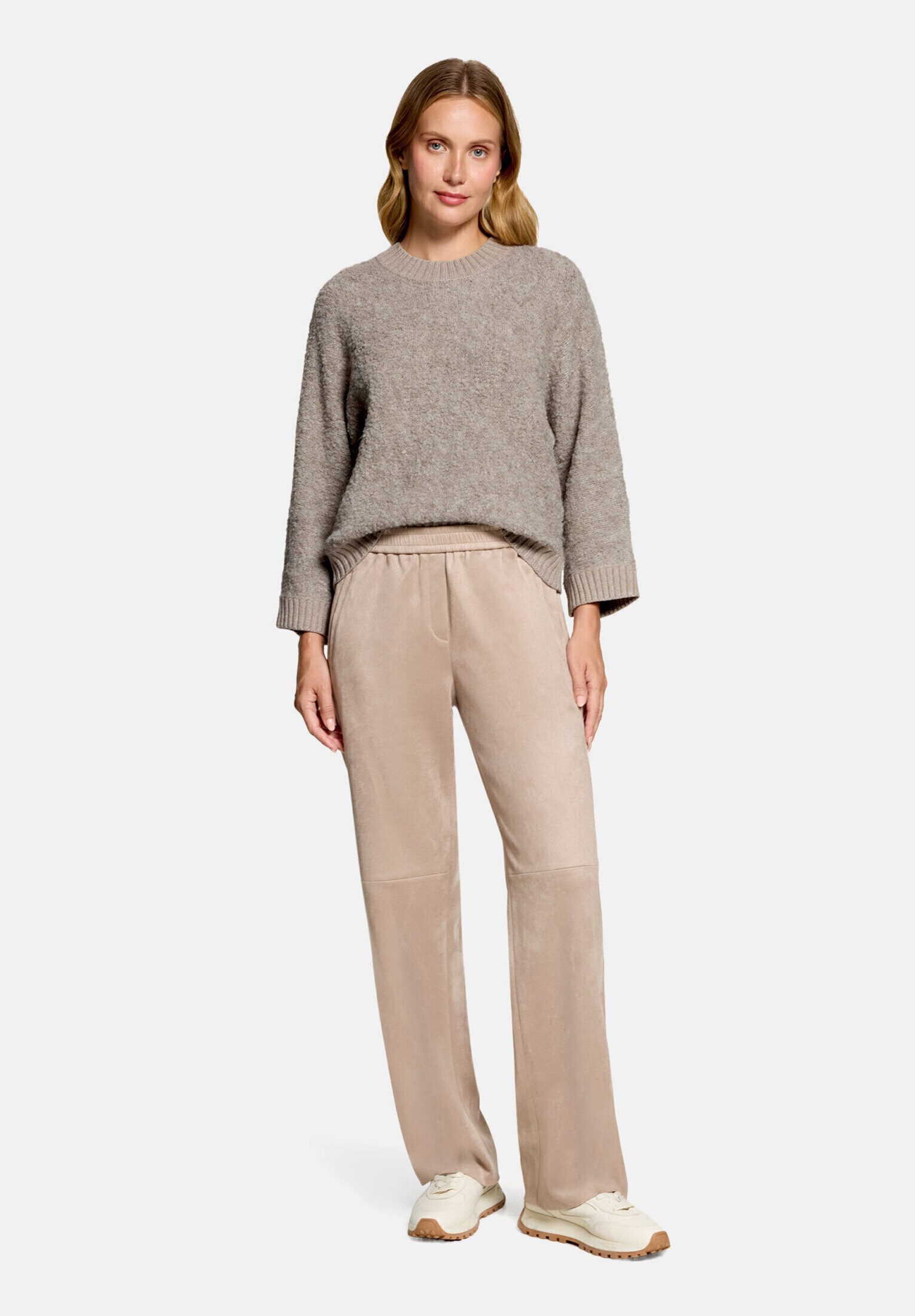 Betty&Co Strickpullover Damen mit Rippbündchen (1-tlg)