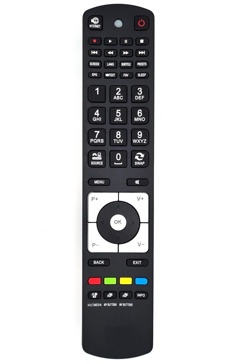 Alltro Ersatz Fernbedienung für Medion RC5112 / RC-5112 TV Fernbedienung