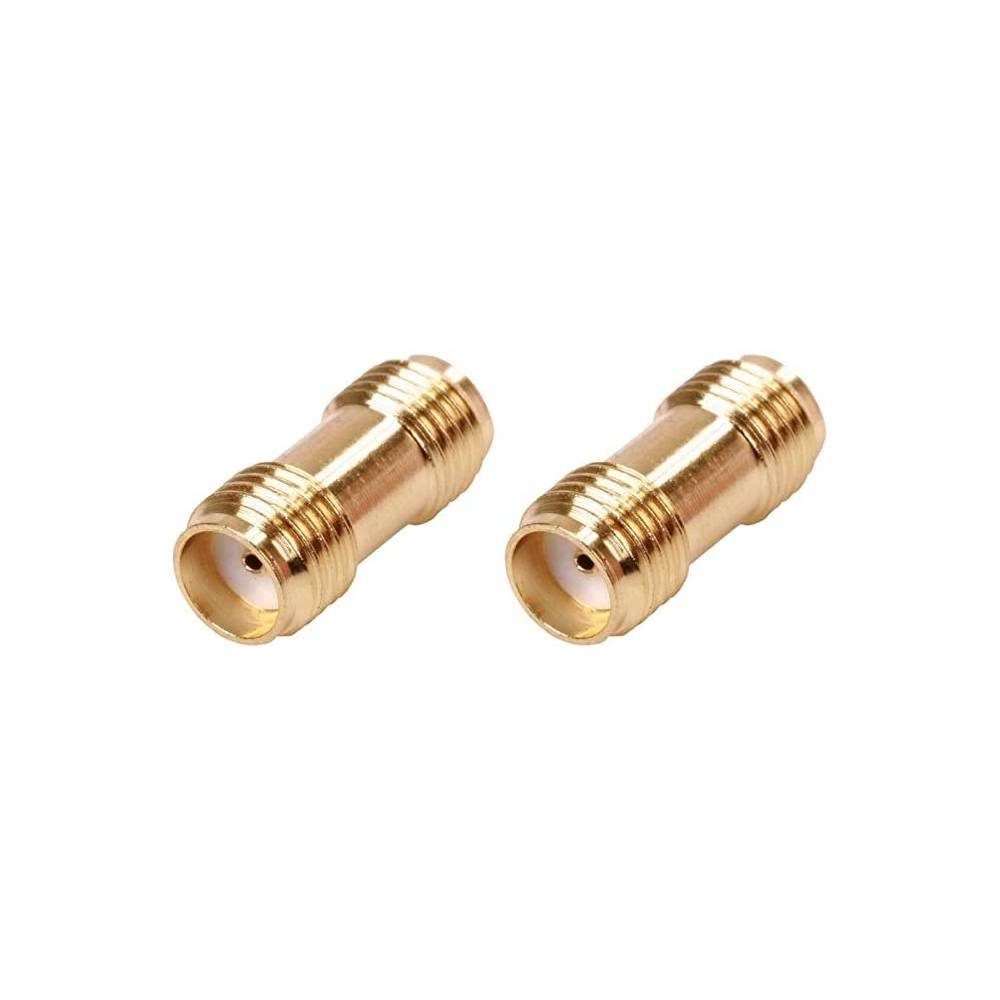 conecto SMA-Adapter, SMA-Kupplung, SMA-Buchse ohne Pin auf SMA-Buchse SAT-Kabel