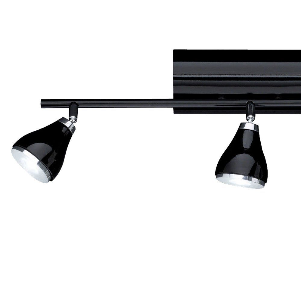 WOFI LED Deckenleuchte, LED-Leuchtmittel fest verbaut, Warmweiß, LED Decken Strahler Wohn Zimmer Beleuchtung Flur Lampe schwarz Spots