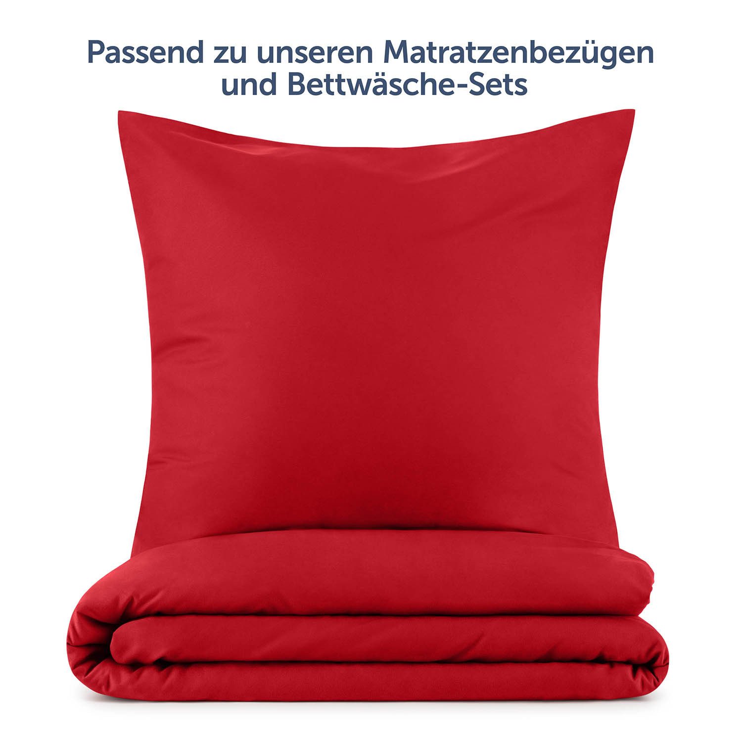 Blumtal Kissenbezüge aus gebürstetem Mikrofaser-Gewebe - Oeko-TEX zert. Kissenbezüge, (2 Stück), mit Reißverschluss oder Verschlusslasche – Bild 5 von 5