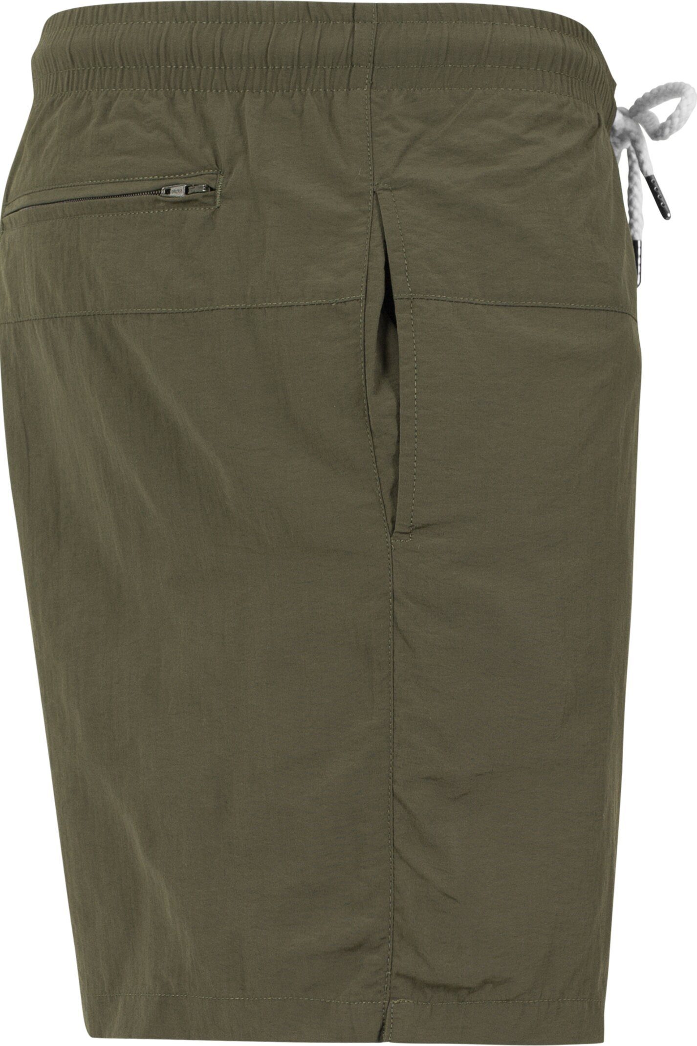 Shorts Swim Herren URBAN CLASSICS Badeshorts olive/olive