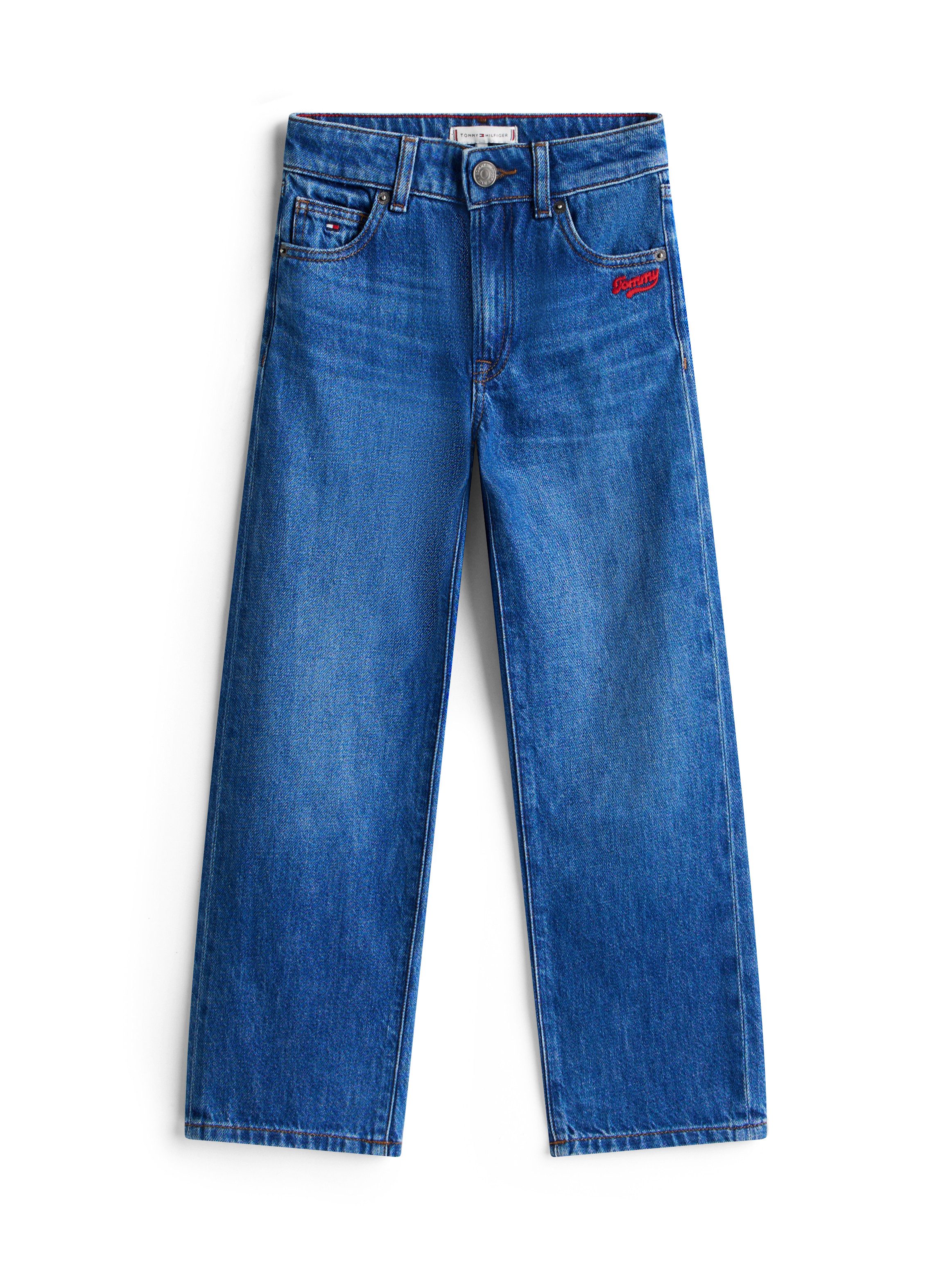 Straight-Jeans GIRLFRIEND DARK WASH