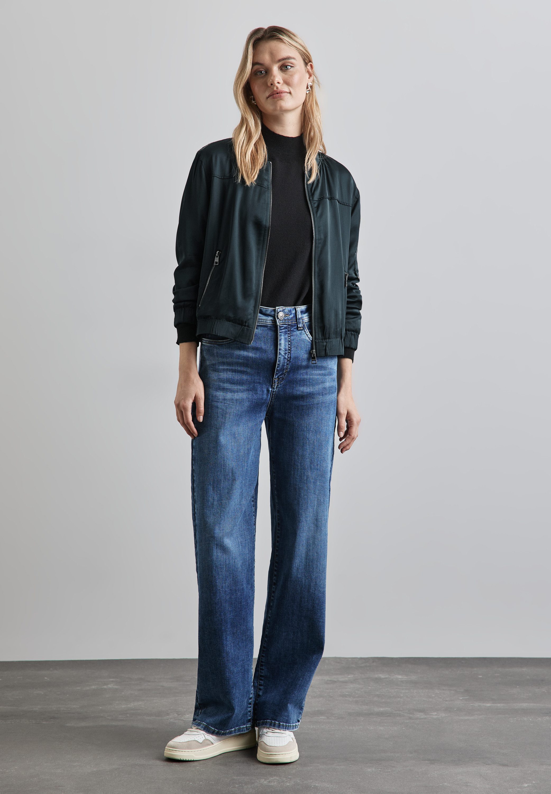 STREET ONE Blouson mit Reißverschluss-Detail