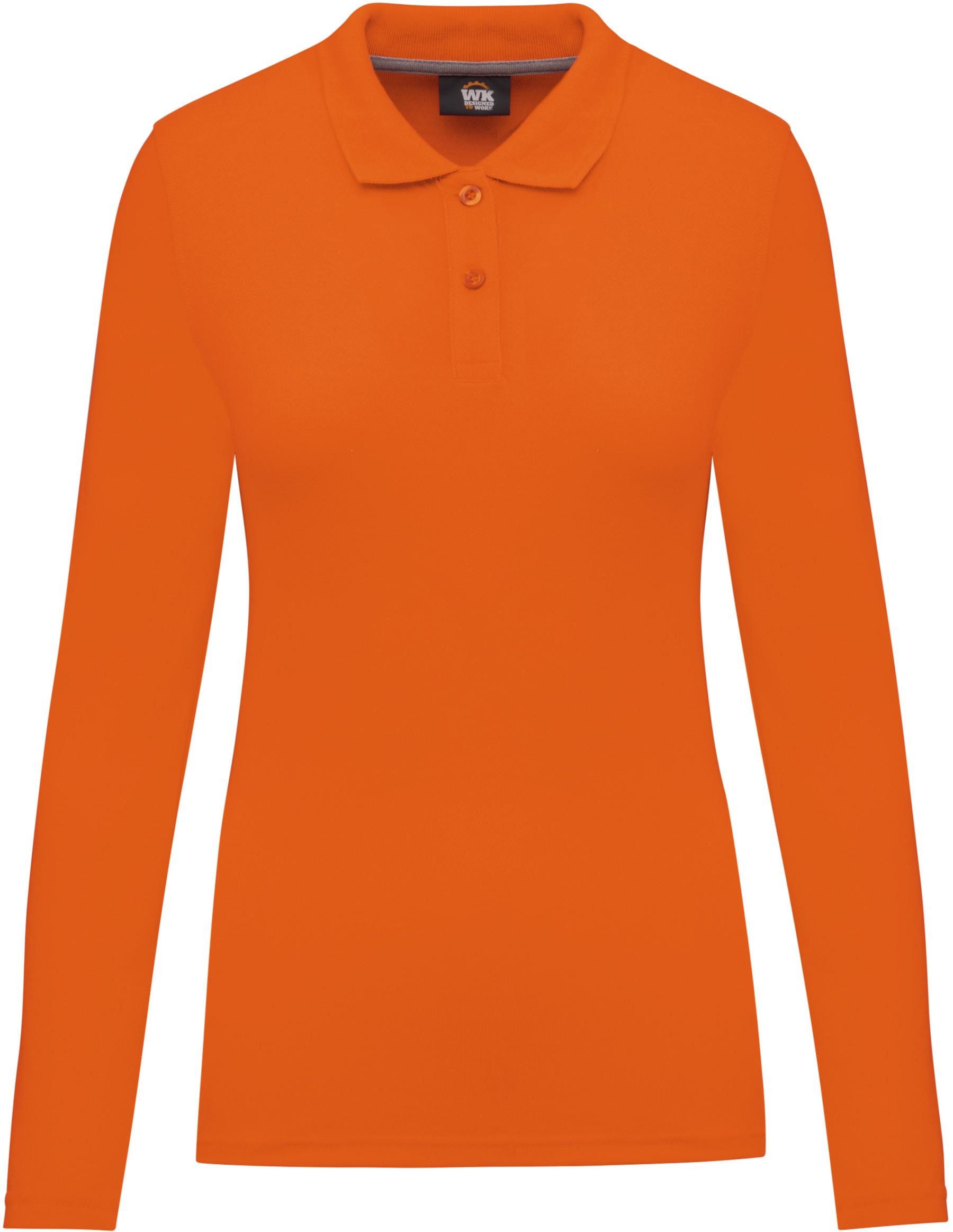 WK. Designed To Work Langarm-Poloshirt Langarm-Polohemd für Damen