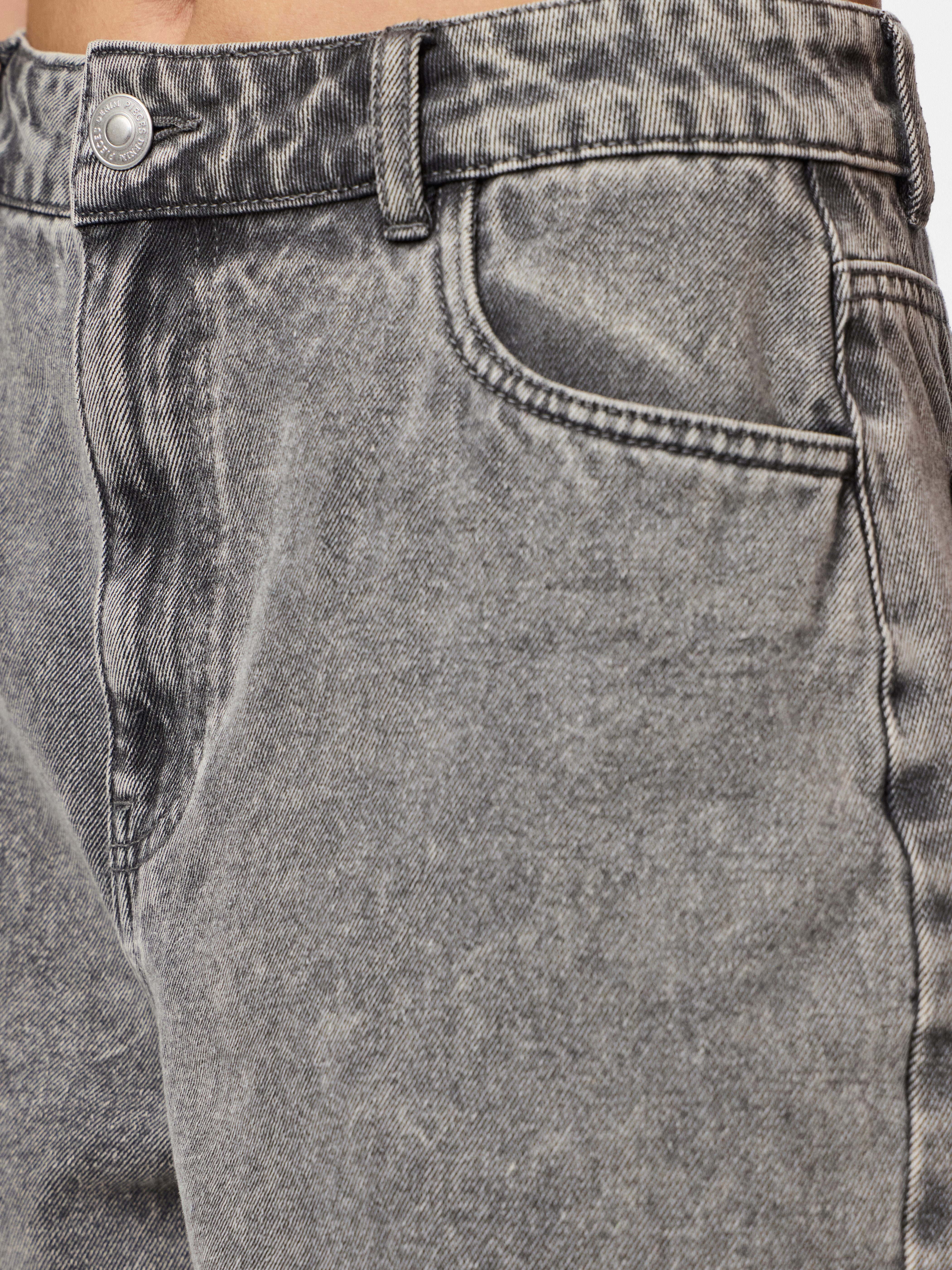 pieces Jeansshorts PCABBI MW SHORTS NOOS