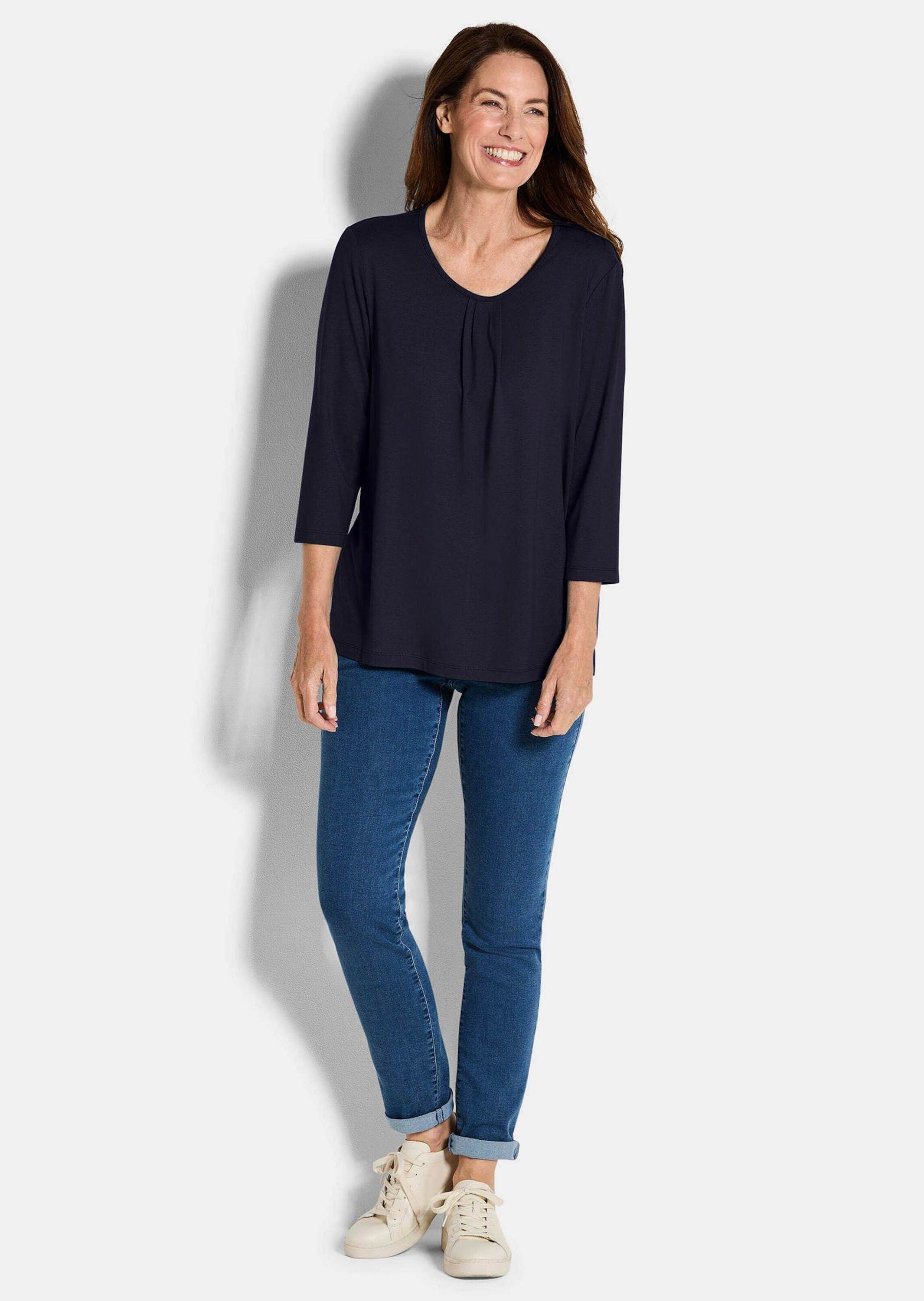 GOLDNER T-Shirt Feminines Shirt aus Viskose-Jersey günstig online kaufen
