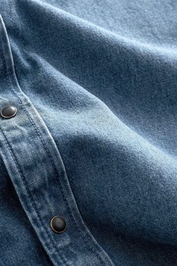 Next Jeanshemd Denim-Langarmhemd mit zwei Taschen (1-tlg)