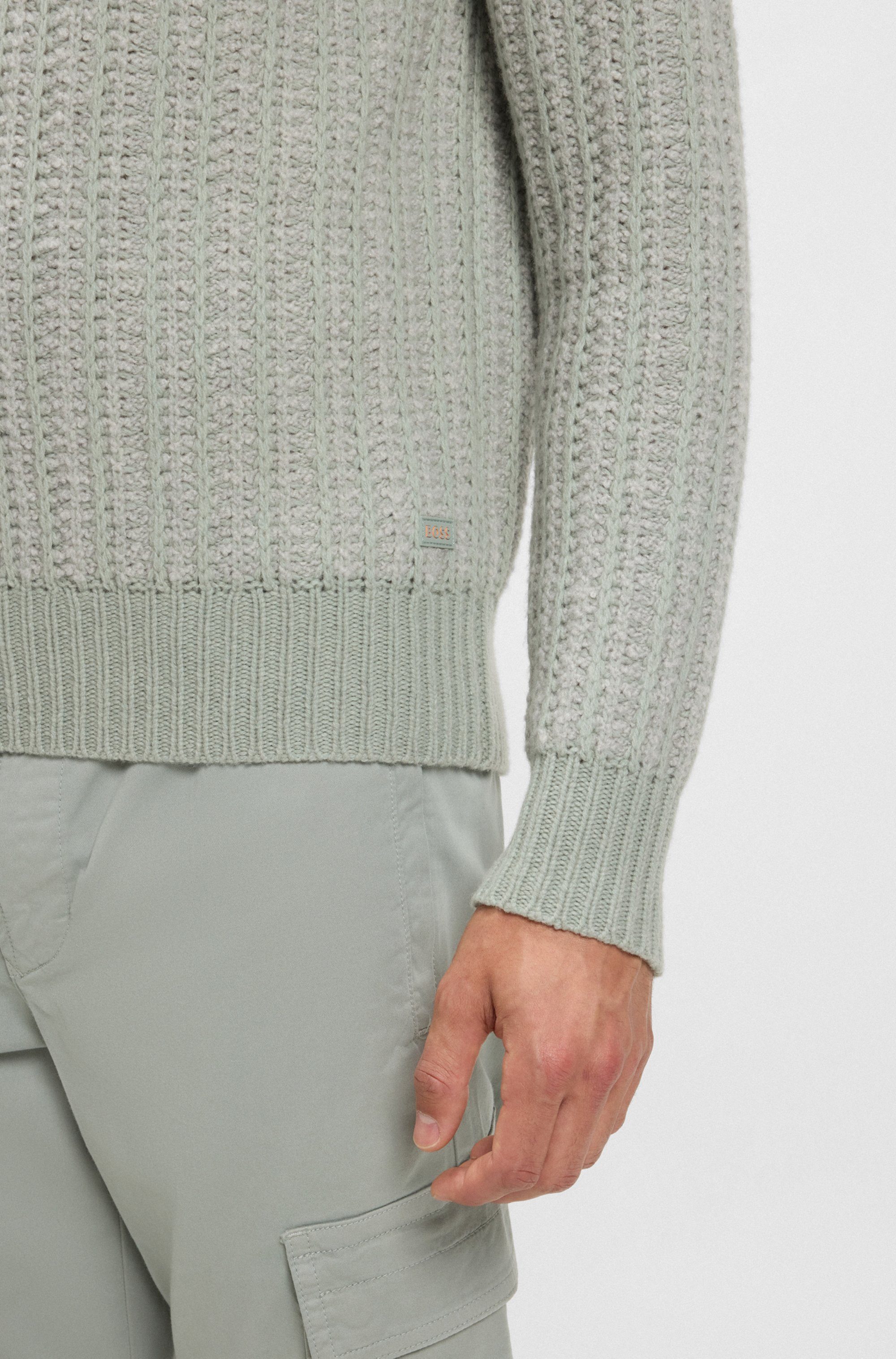BOSS ORANGE Strickpullover Avac mit gesticktem günstig online kaufen