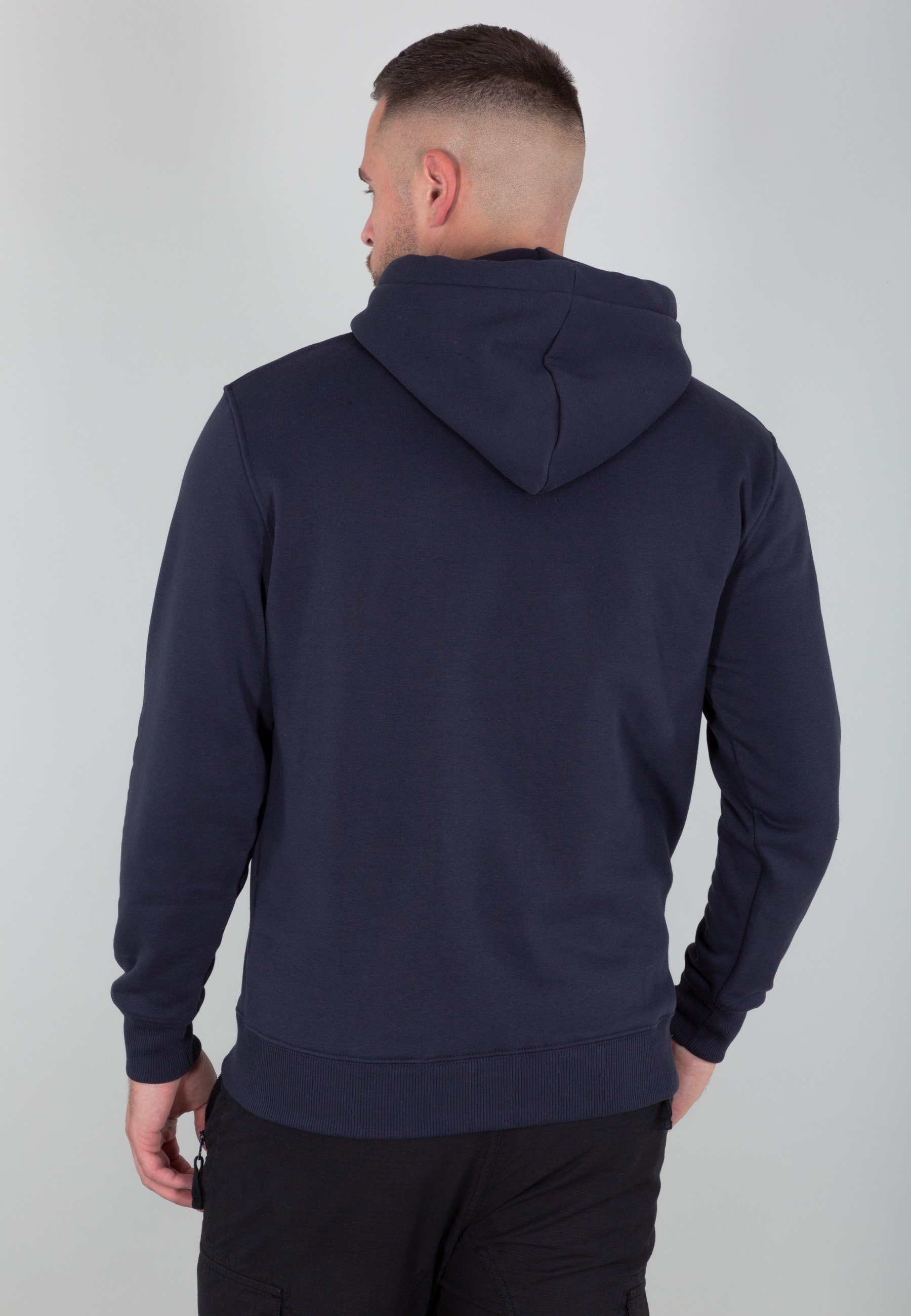 Basic Alpha Industries Alpha Men Reflective Hoodie Hoodies Industries Hoody - rep.blue Print