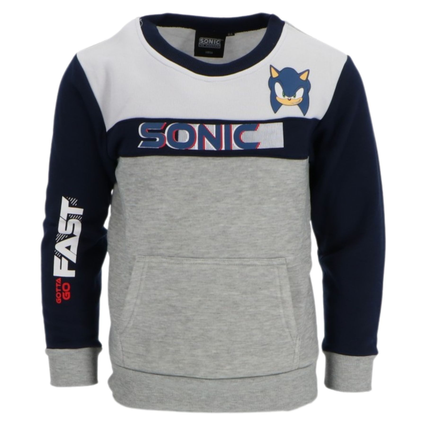 Sonic The Hedgehog Sweatshirt Kinder Langarm Pullover Freizeitshirt mit Rundhals (1-tlg)