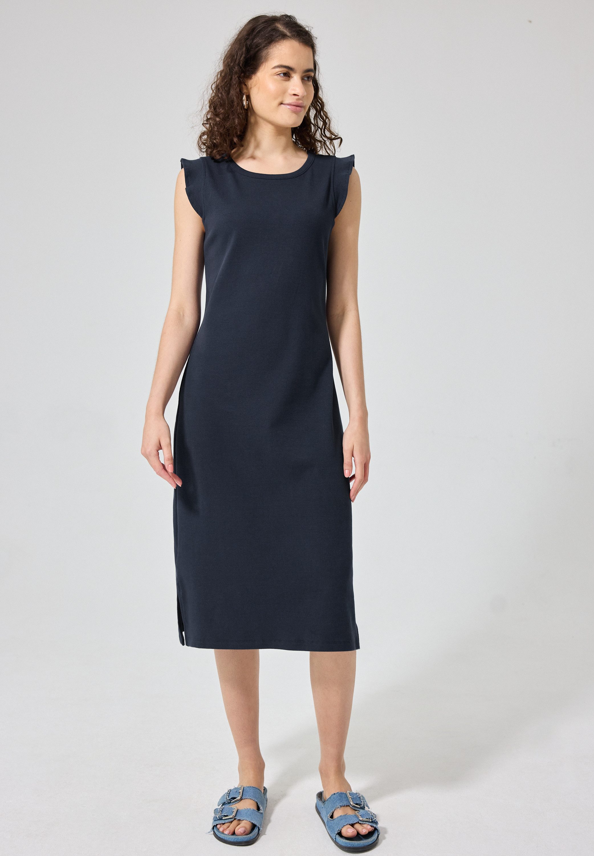 STREET ONE STUDIO Jerseykleid in Unifarbe