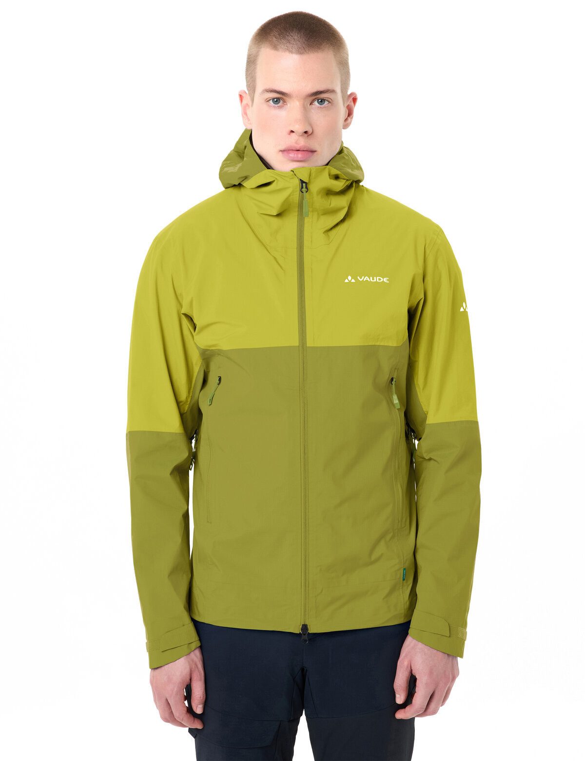 VAUDE Outdoorjacke Men's Simony 2,5L Jacket V (1-St) atmungsaktive 2,5 Lagen Jacke