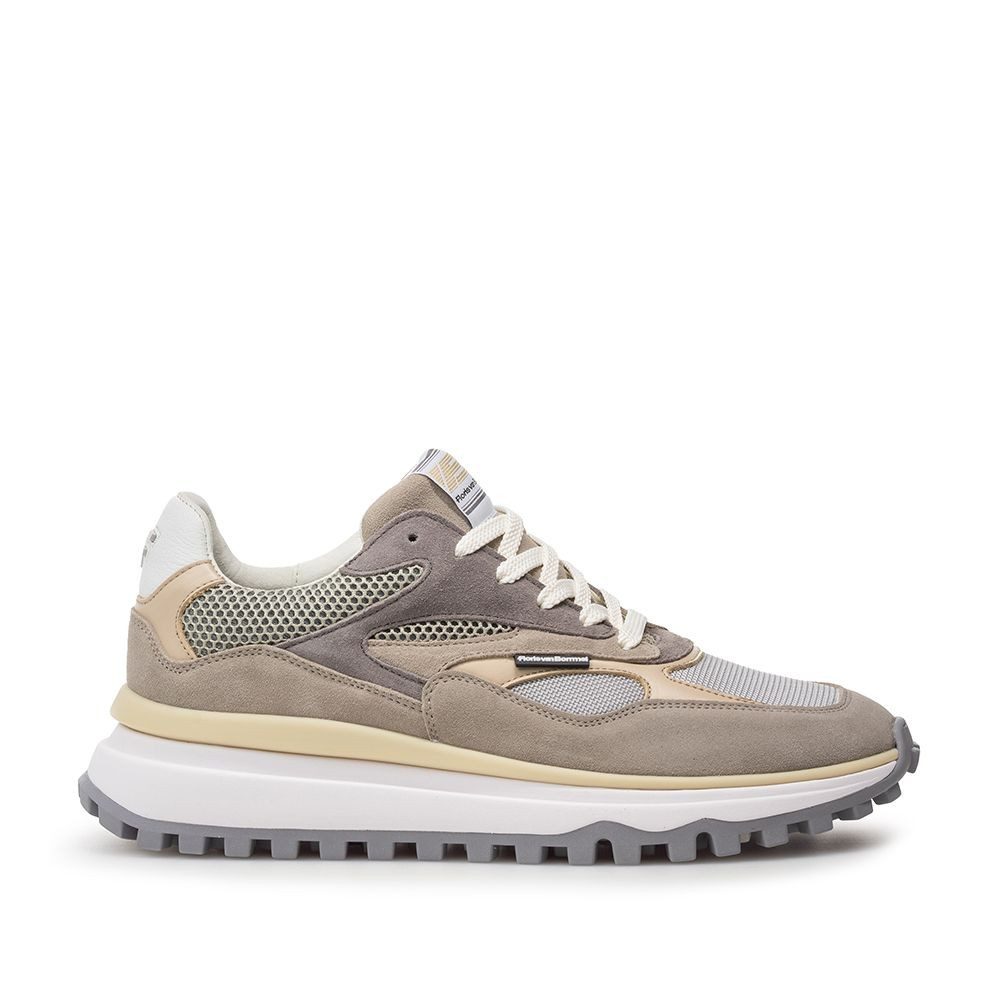 Floris van Bommel Floris Sport LightGrey Suede Sneaker