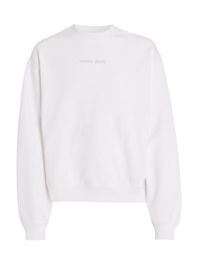 Tommy Jeans Sweater TJM BOXY NEW CLASSICS CREW EXT mit Print auf der Brust