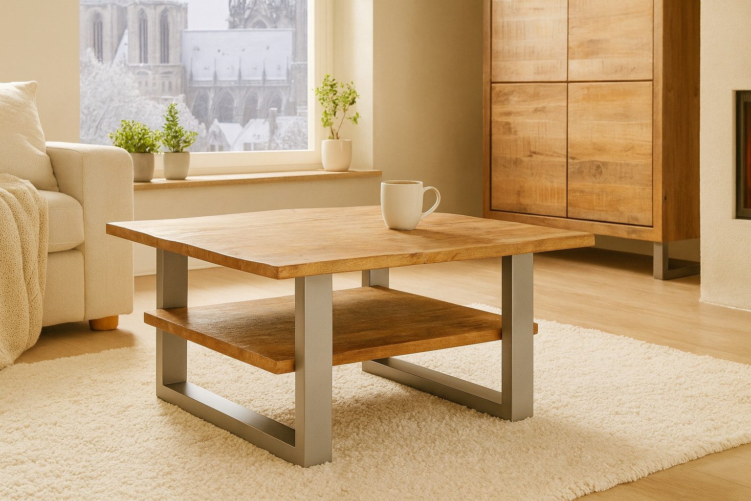 SAM® Couchtisch Patricia, Baumkante, Akazie, Eiche günstig online kaufen