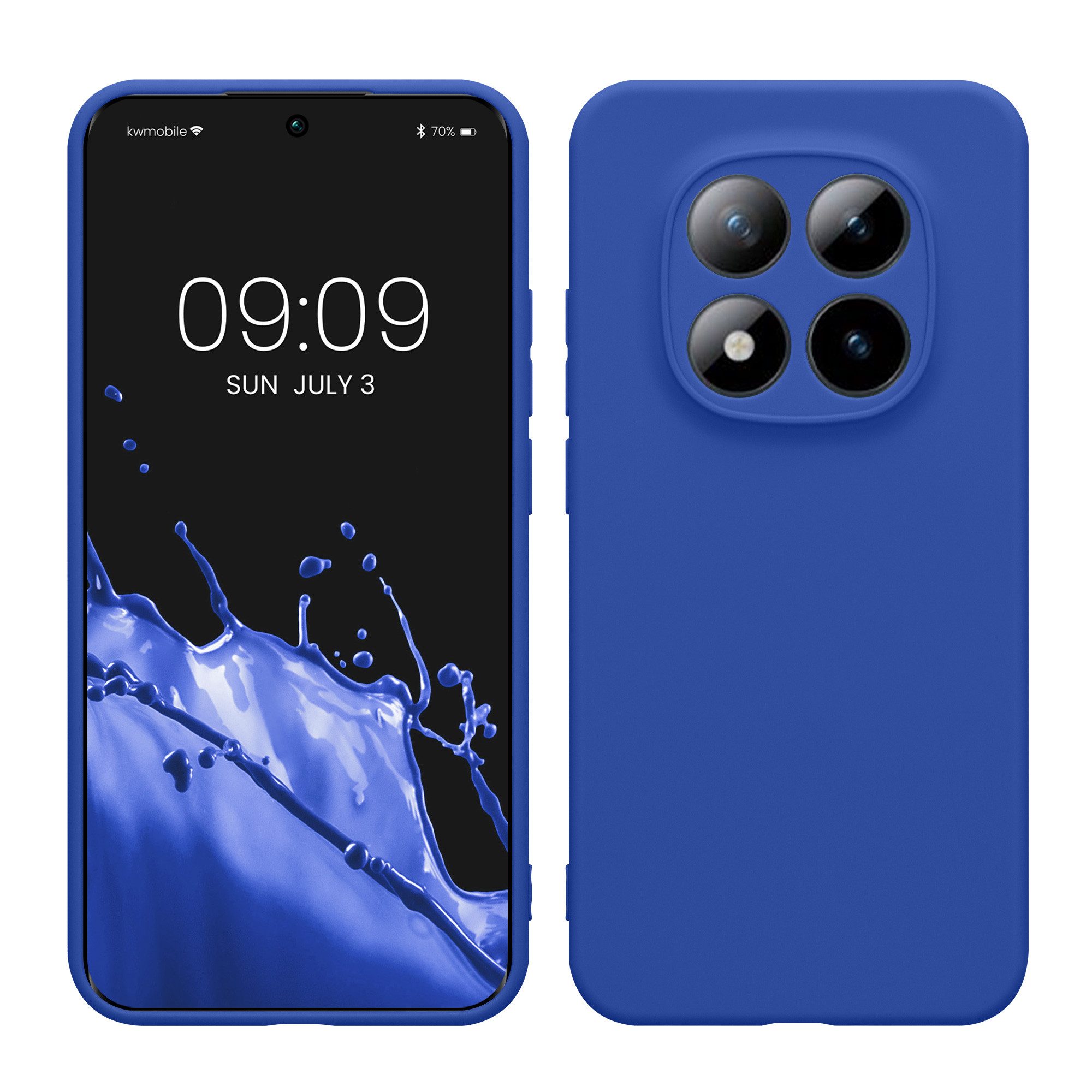 kwmobile Smartphone-Hülle Handyhülle für Xiaomi Redmi Note 15 Pro 5G Hülle, Weiches Handy Silikon Case - Schutzhülle Cover