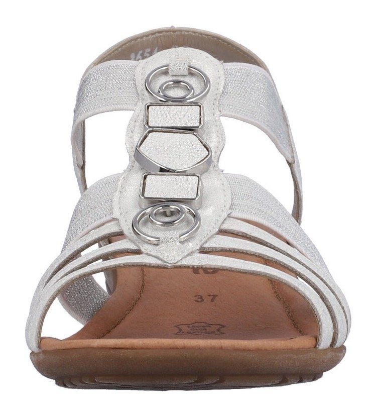 Sandale Remonte Verzierungen dezenten mit weiß-kombiniert