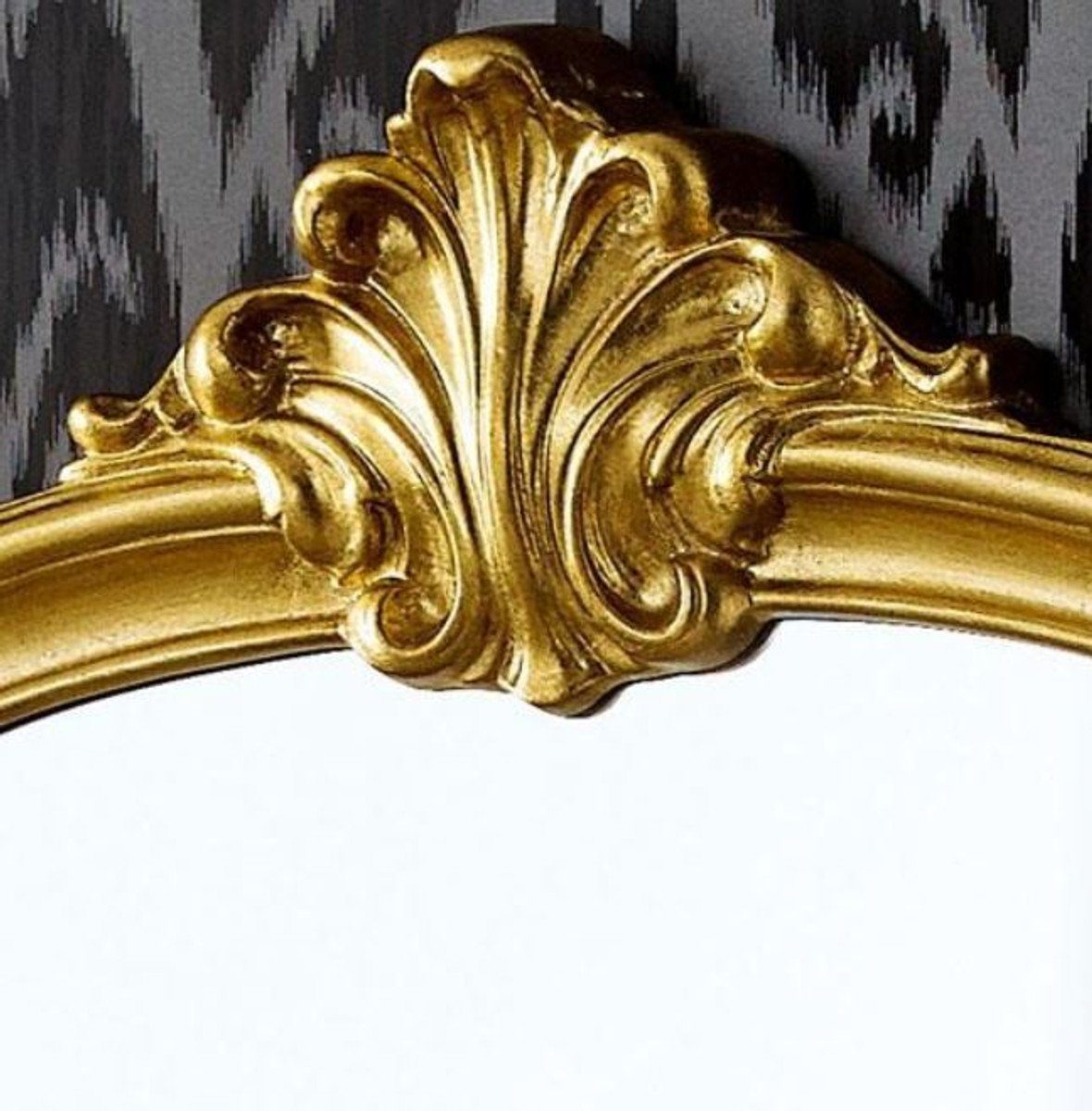 106 Barockspiegel cm 5 Casa Wunderschöner H. Barock Barockstil Wandspiegel Spiegel Luxus x Massivholz 92 x im Padrino - Gold