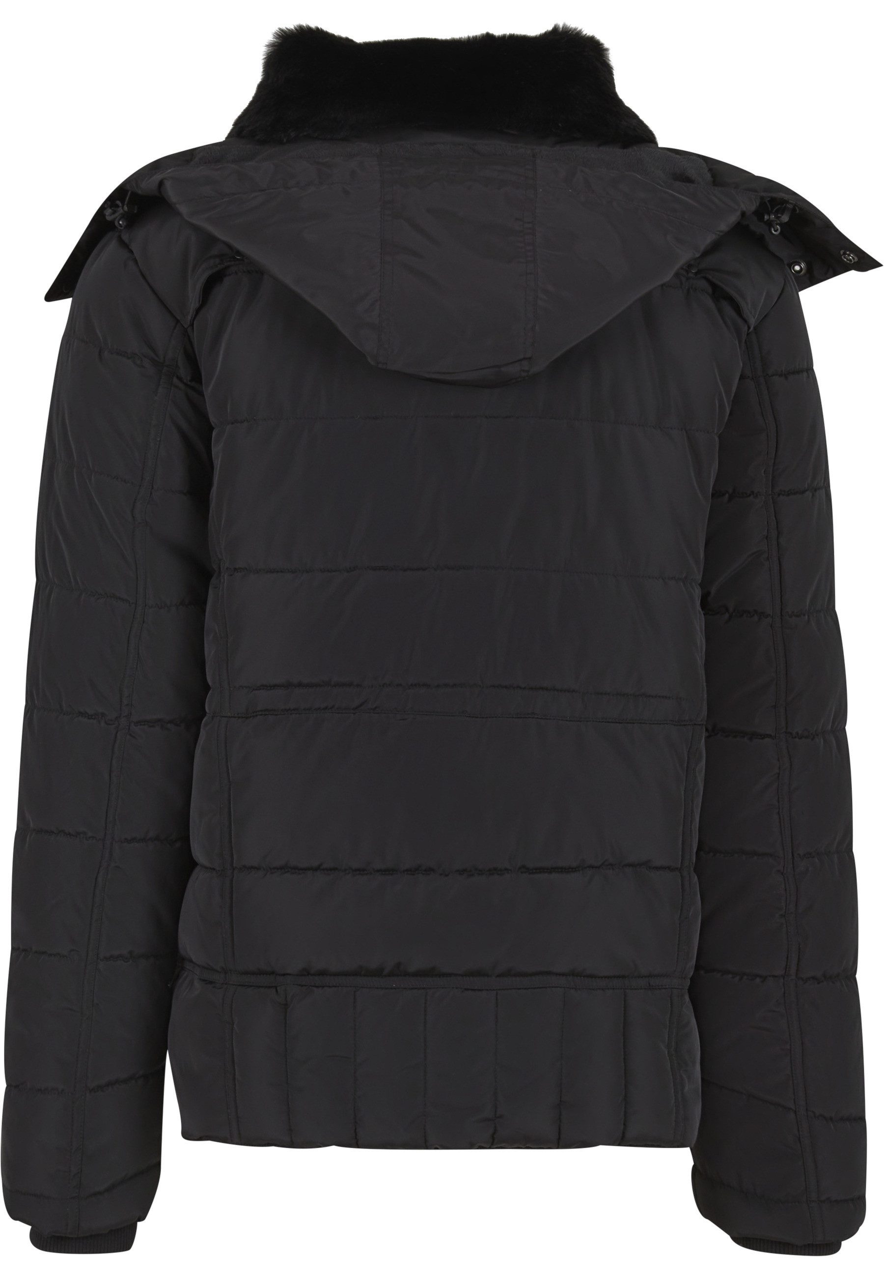 URBAN CLASSICS Winterjacke Urban Classics Puffer Jacket With Detachable Fur Collar (1-St)
