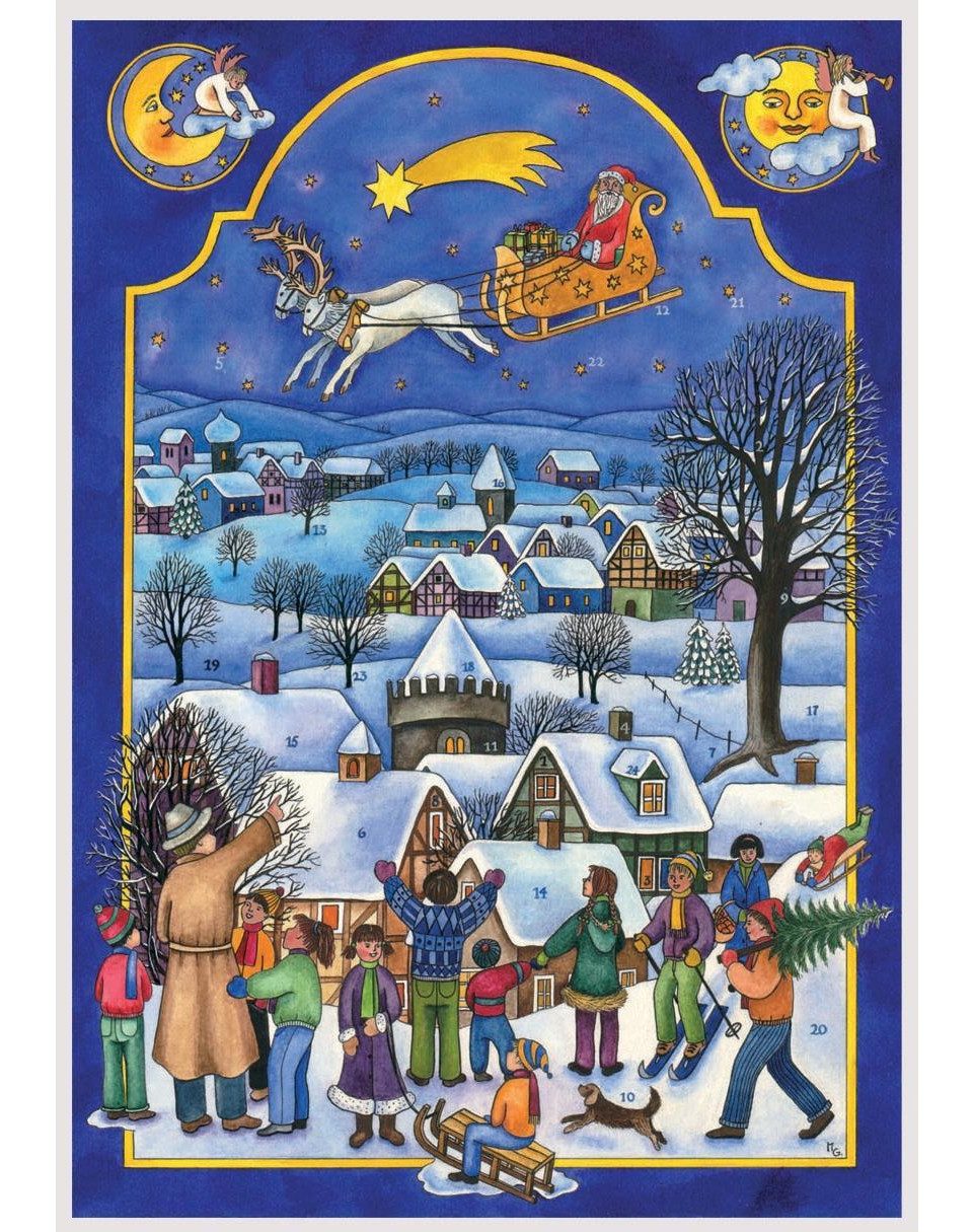 Richard Sellmer Verlag Adventskalender Adventskalender "Nikolaus im Schlitten"