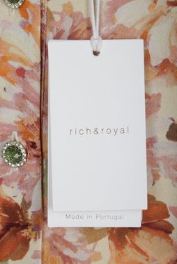 Rich & Royal Shirttop Rich & Royal 2104 420 Damen Bluse Shirt Gr. M Mehrfarbig Neu