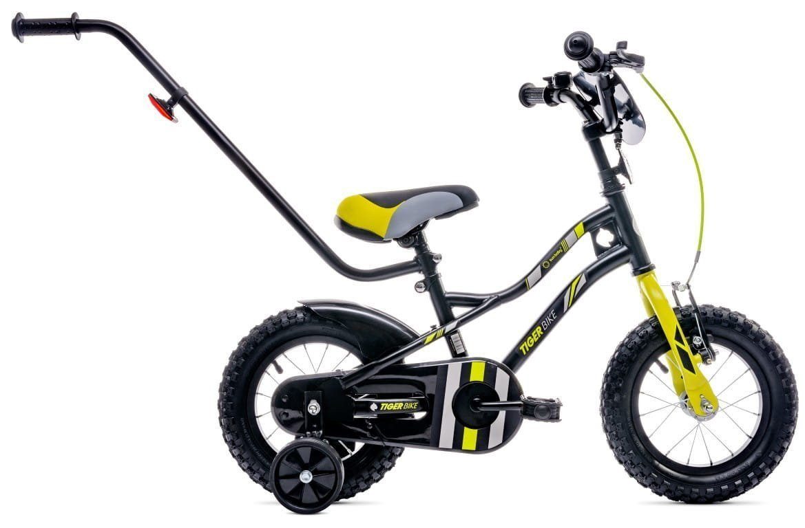 Sun Baby Kinderfahrrad SUN BABY Tiger Bike 12 Zoll Jungenfahrrad mit Stützrädern - Gelb