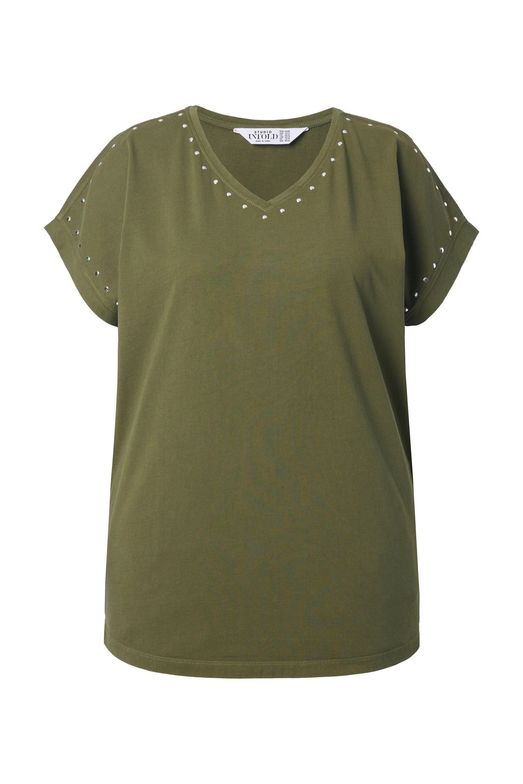 Studio Untold T-Shirt T-Shirt oversized Nieten günstig online kaufen