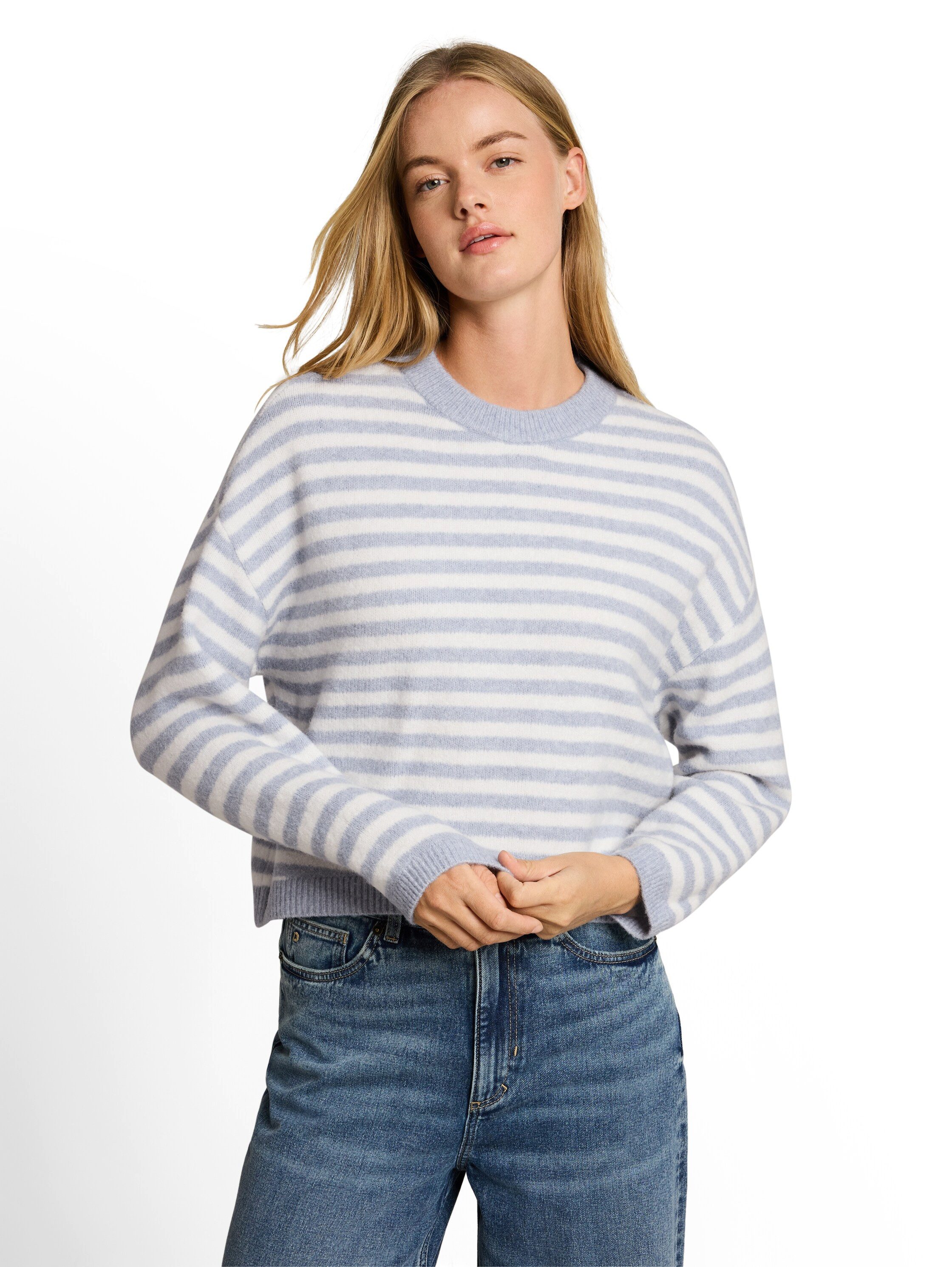 TOM TAILOR Denim V-Ausschnitt-Pullover
